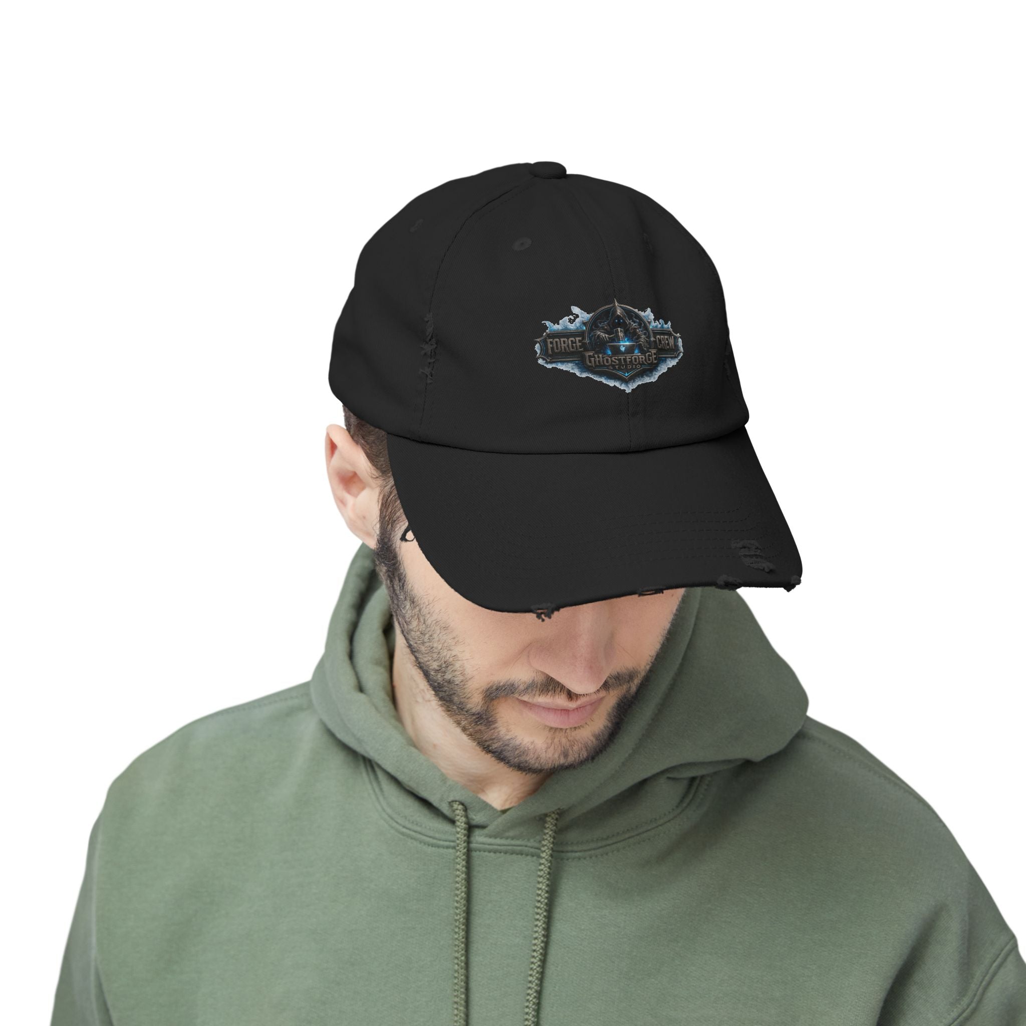 GhostForge Team Distressed Cap — Forge Crew Tactical Hat