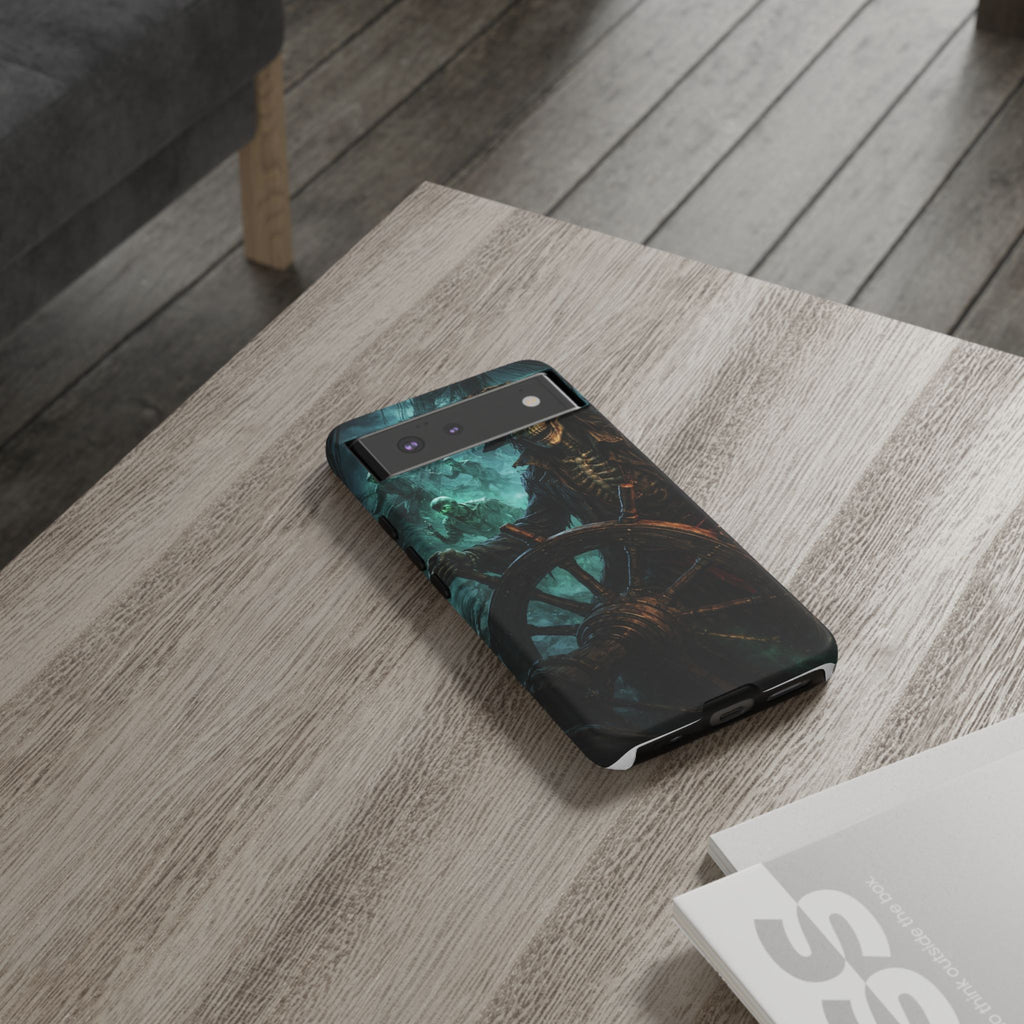Pirate Skeleton Phone Case — Haunted Ship Captain iPhone Cover