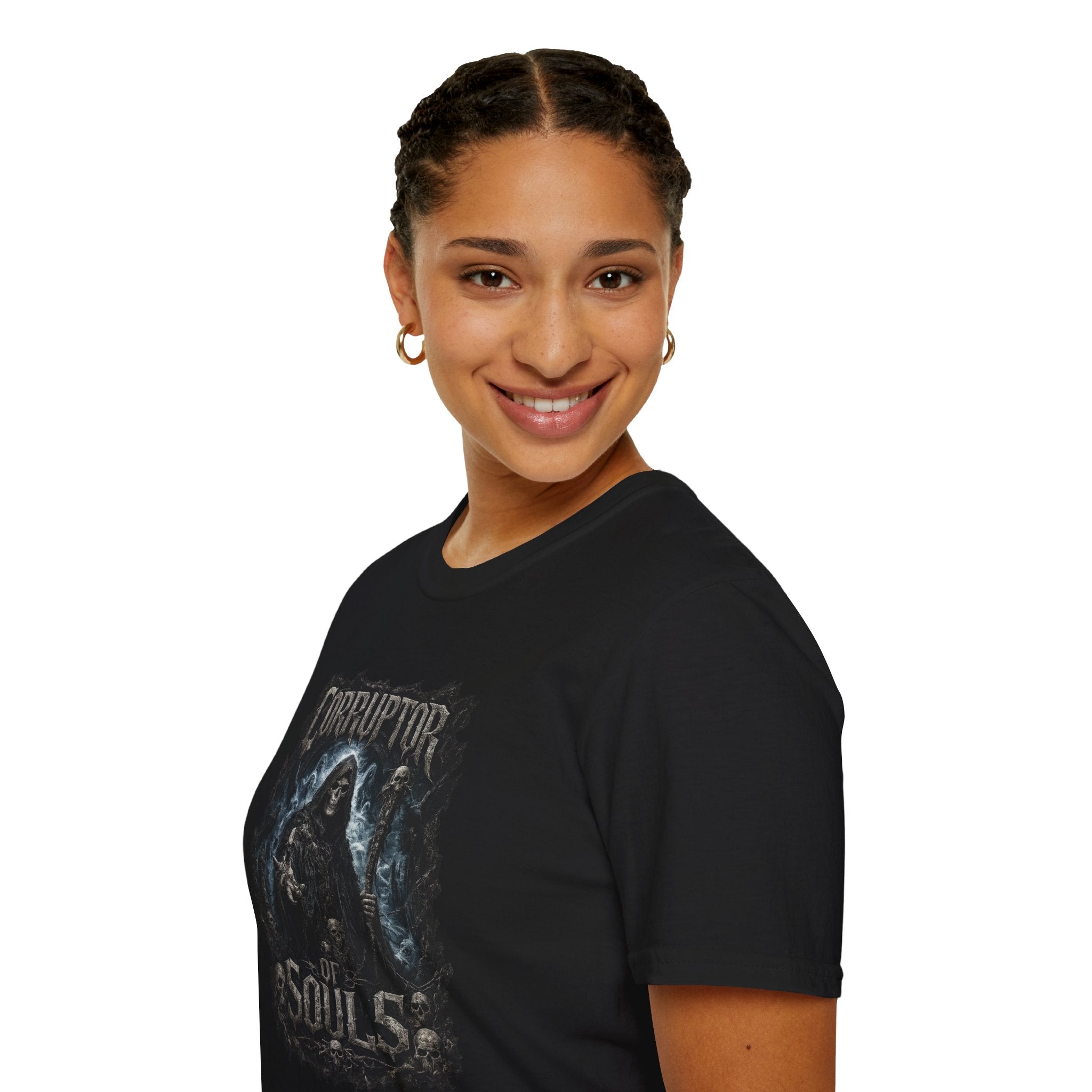 T-Shirt — "Corruptor of Souls" Grim Reaper Graphic Tee