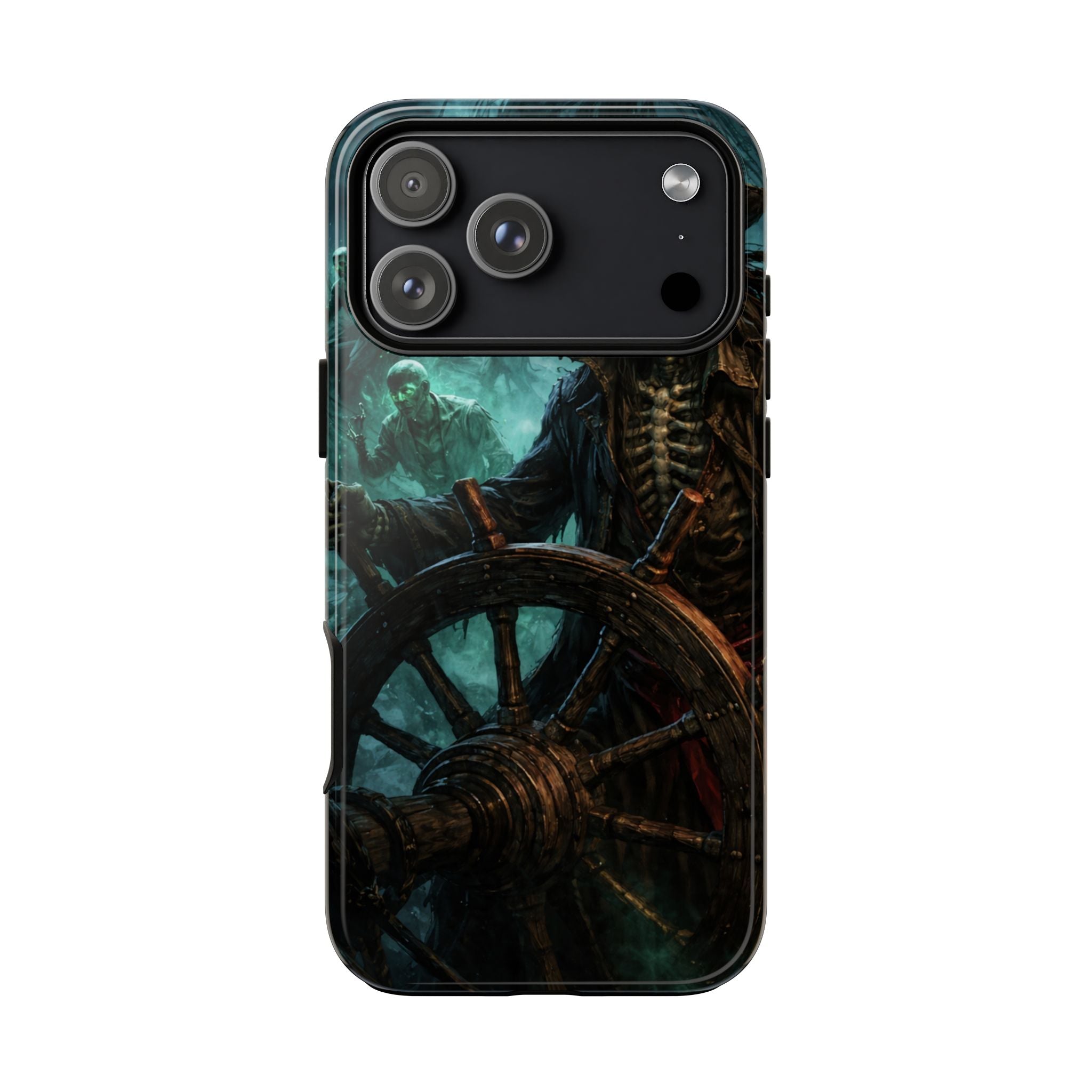 Pirate Skeleton Phone Case — Haunted Ship Captain iPhone Cover