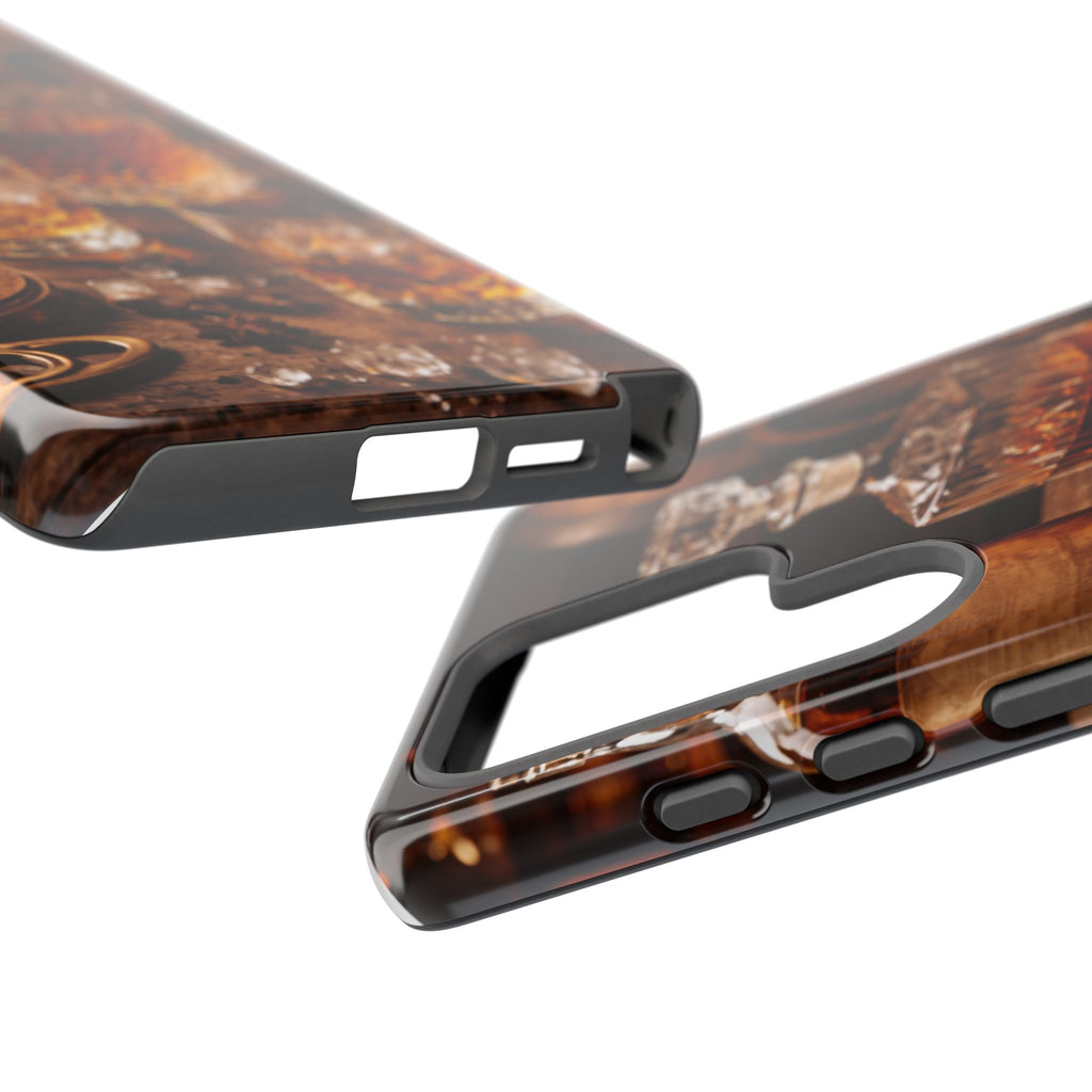 Whiskey Decanter Phone Case — Vintage Bar Spirits Protective Tough Case