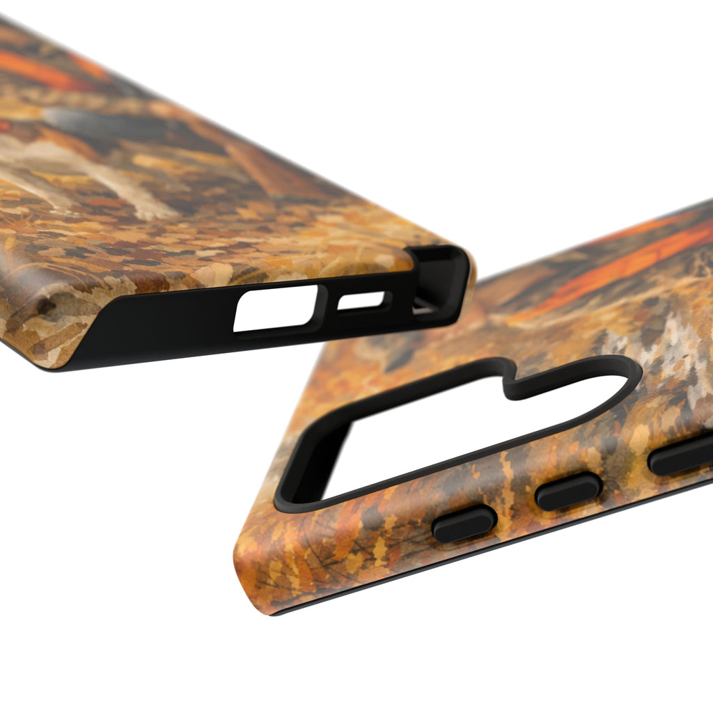 Hunter and Beagle Phone Case — Hunting Dog Autumn Camouflage iPhone Cover