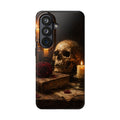 Skull & Candle Tough Phone Case — Memento Mori Protective Cover