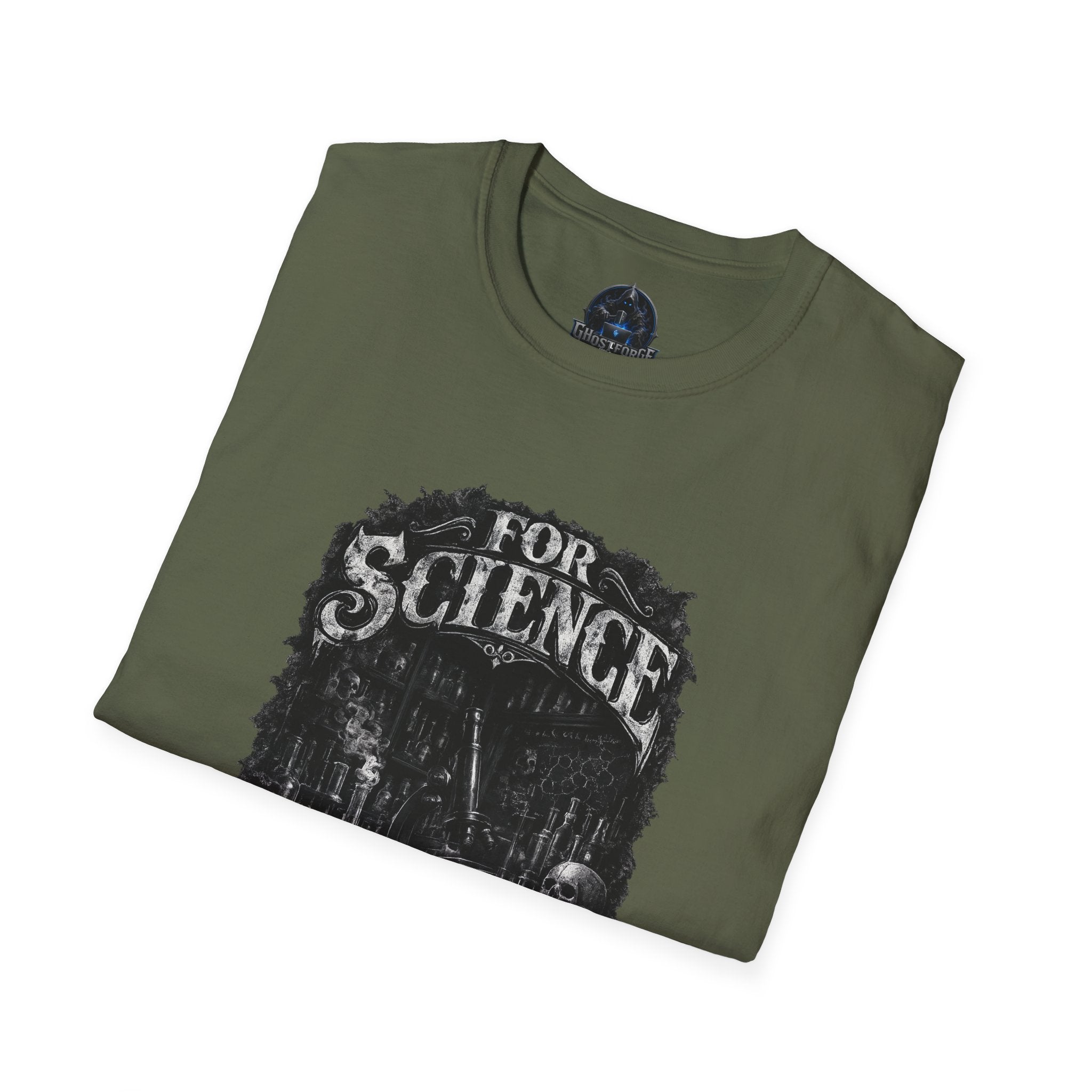 For Science T-Shirt — Dark Vintage Science Graphic Tee