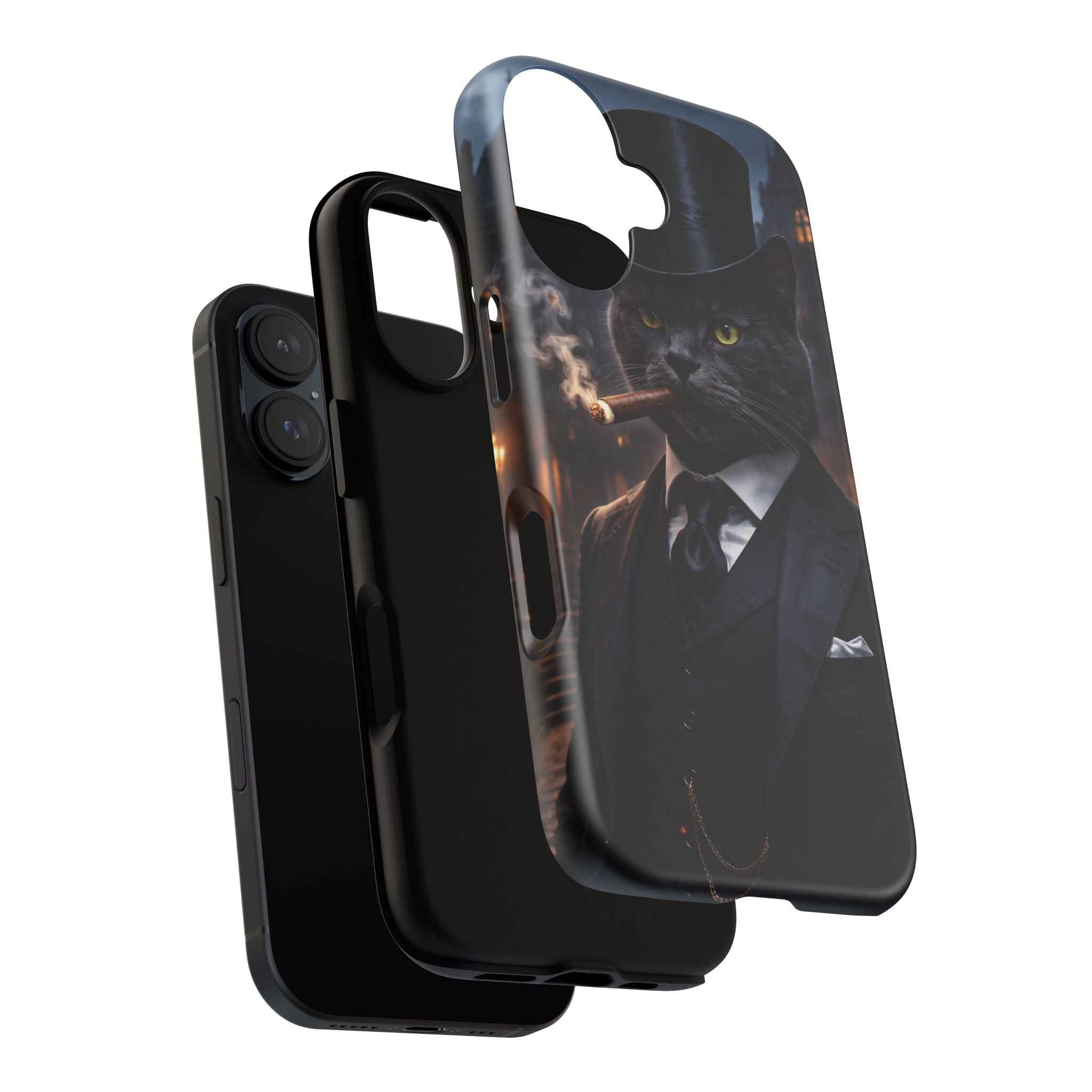 Phone Case — Strange Cat From a Strange Man (Vintage Gentleman Design)