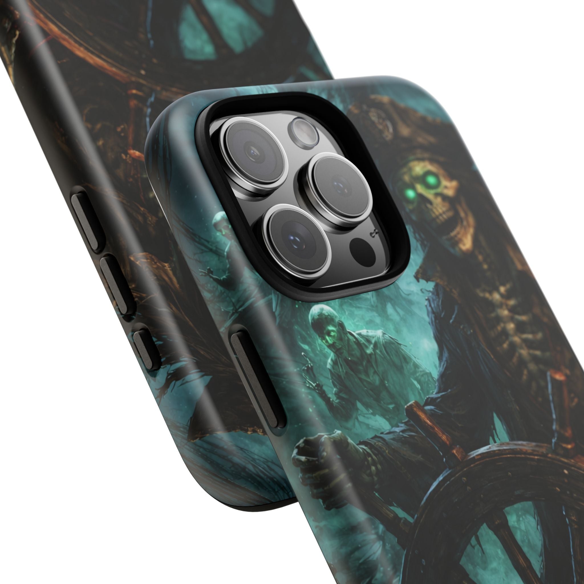 Pirate Skeleton Phone Case — Haunted Ship Captain iPhone Cover
