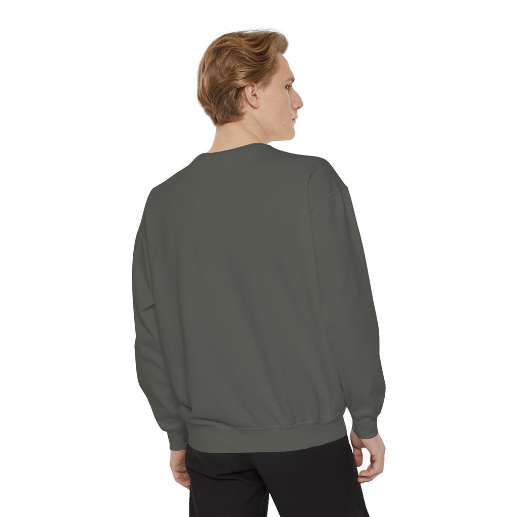 Dragon Night Sweatshirt — Mystical Purple Dragon Over Moonlit Village