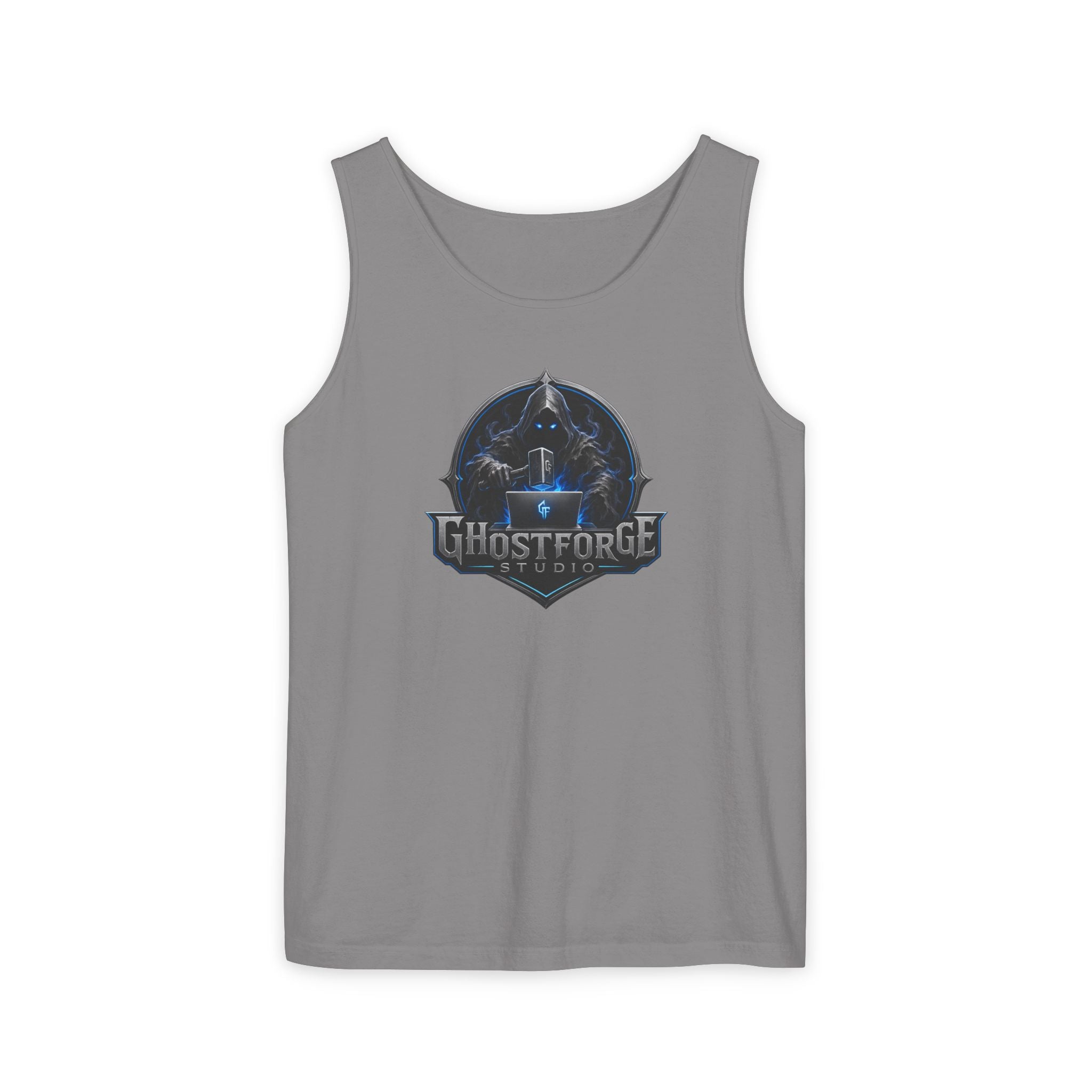 GhostForge Emblem Tank Top — Shop Logo Muscle Tee