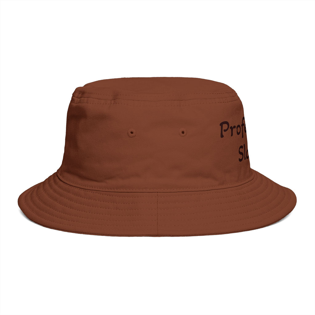 Professional Slacker Bucket Hat — Funny Casual Brim Hat for Laid-Back Style