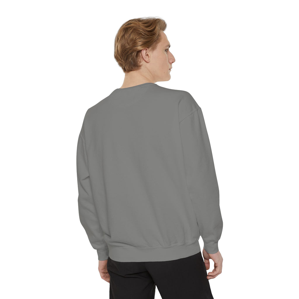 Dragon Night Sweatshirt — Mystical Purple Dragon Over Moonlit Village