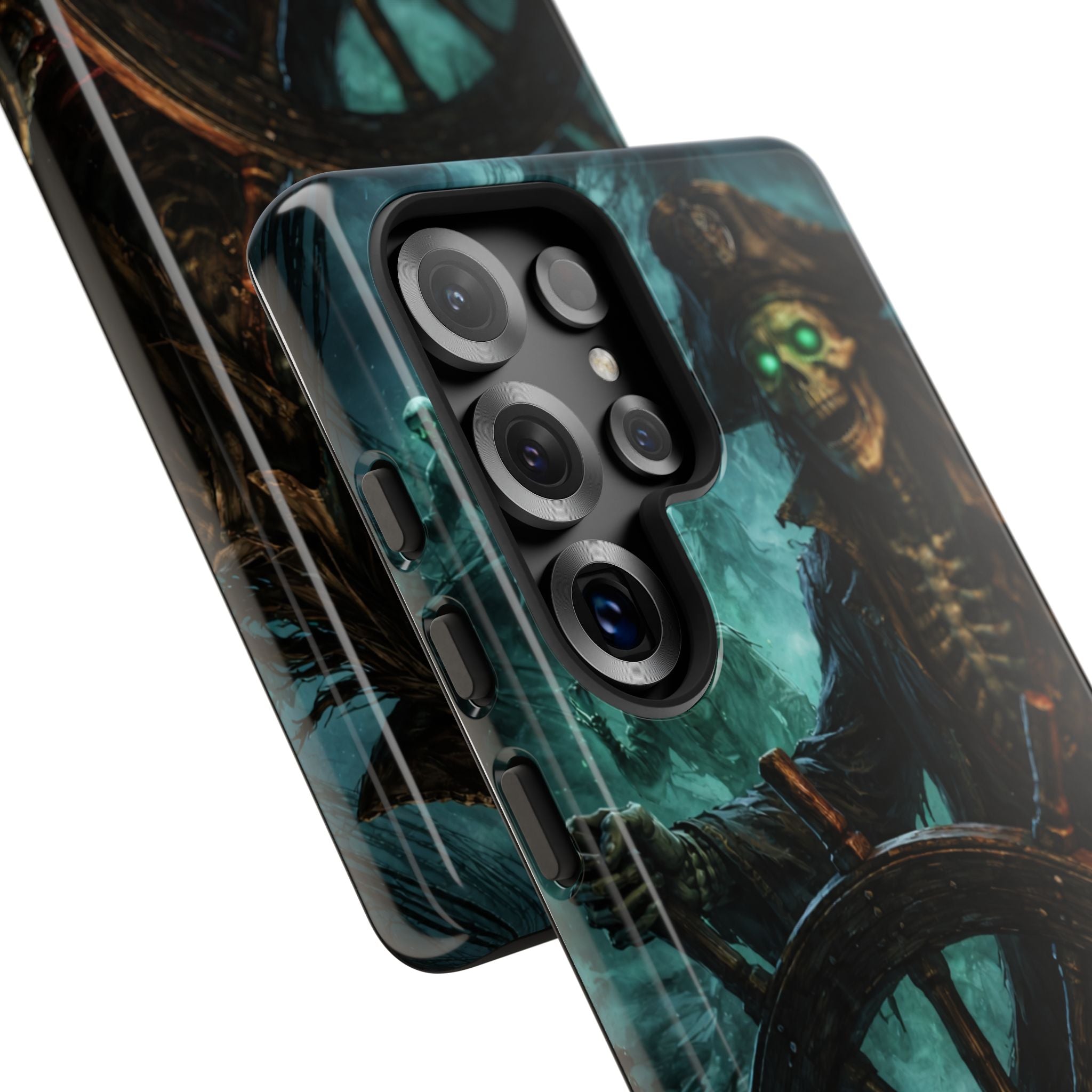 Pirate Skeleton Phone Case — Haunted Ship Captain iPhone Cover
