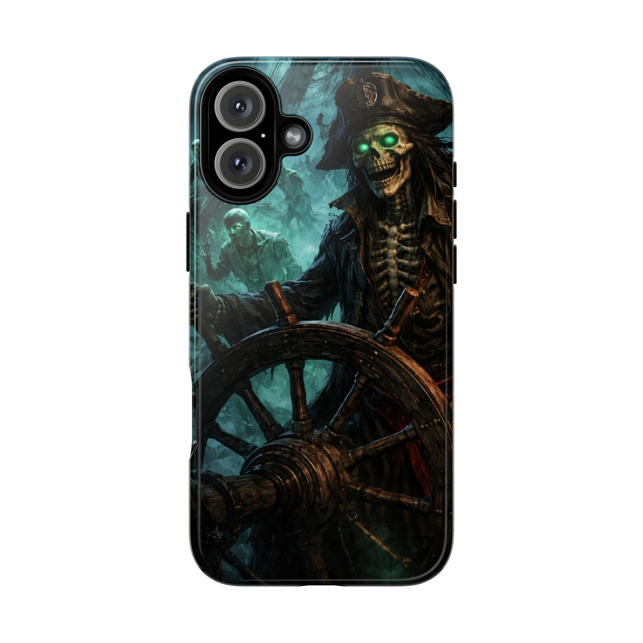 Pirate Skeleton Phone Case — Haunted Ship Captain iPhone Cover