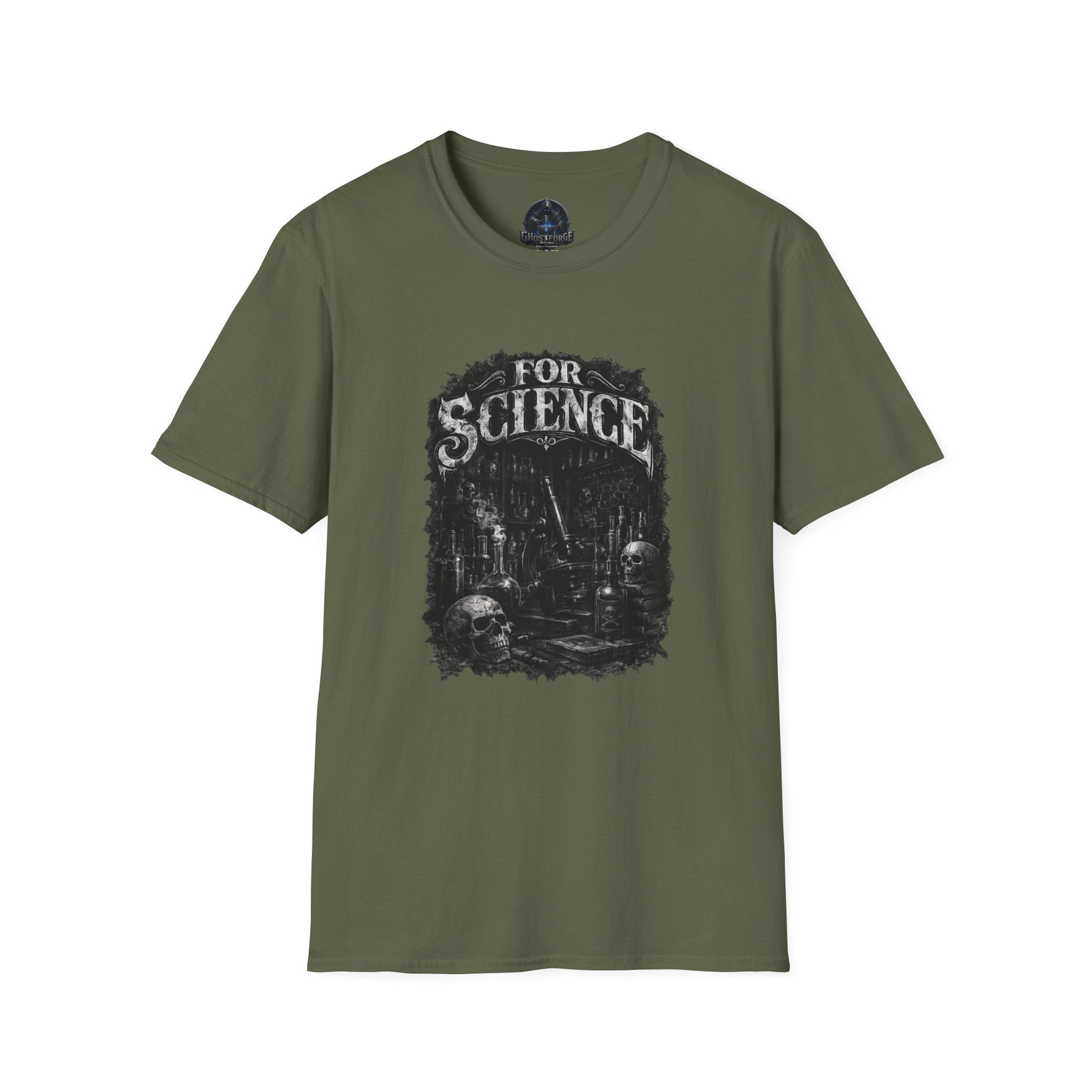 For Science T-Shirt — Dark Vintage Science Graphic Tee
