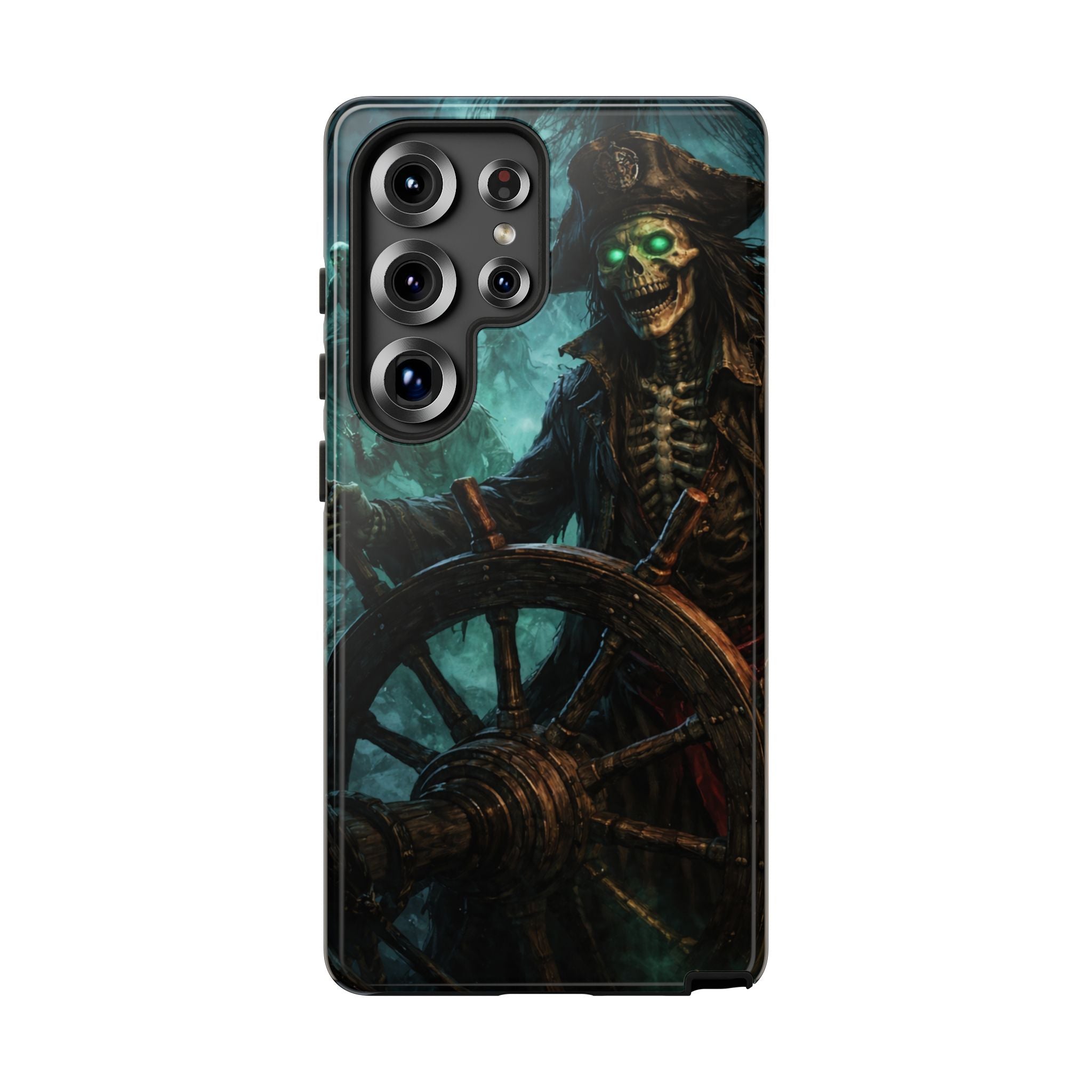 Pirate Skeleton Phone Case — Haunted Ship Captain iPhone Cover