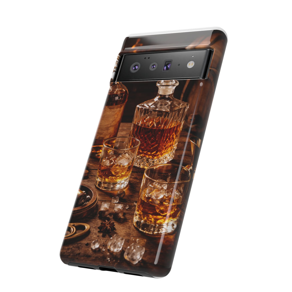 Whiskey Decanter Phone Case — Vintage Bar Spirits Protective Tough Case
