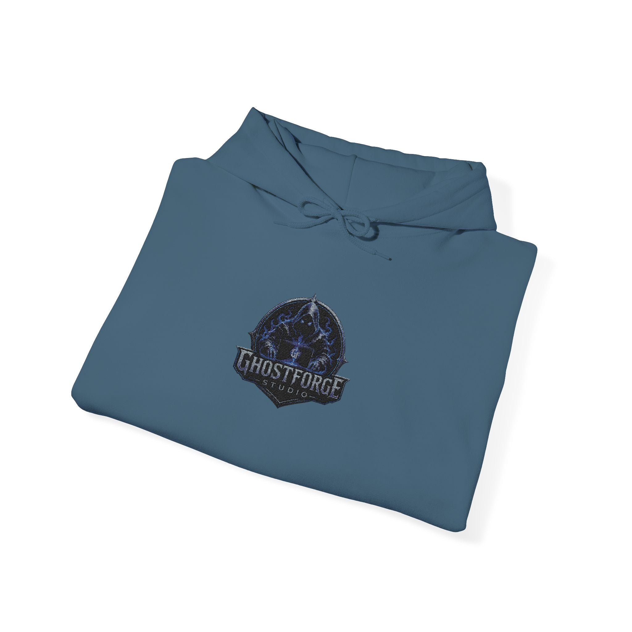 GhostForge Logo Hoodie — Graphic Wraith Hooded Sweatshirt