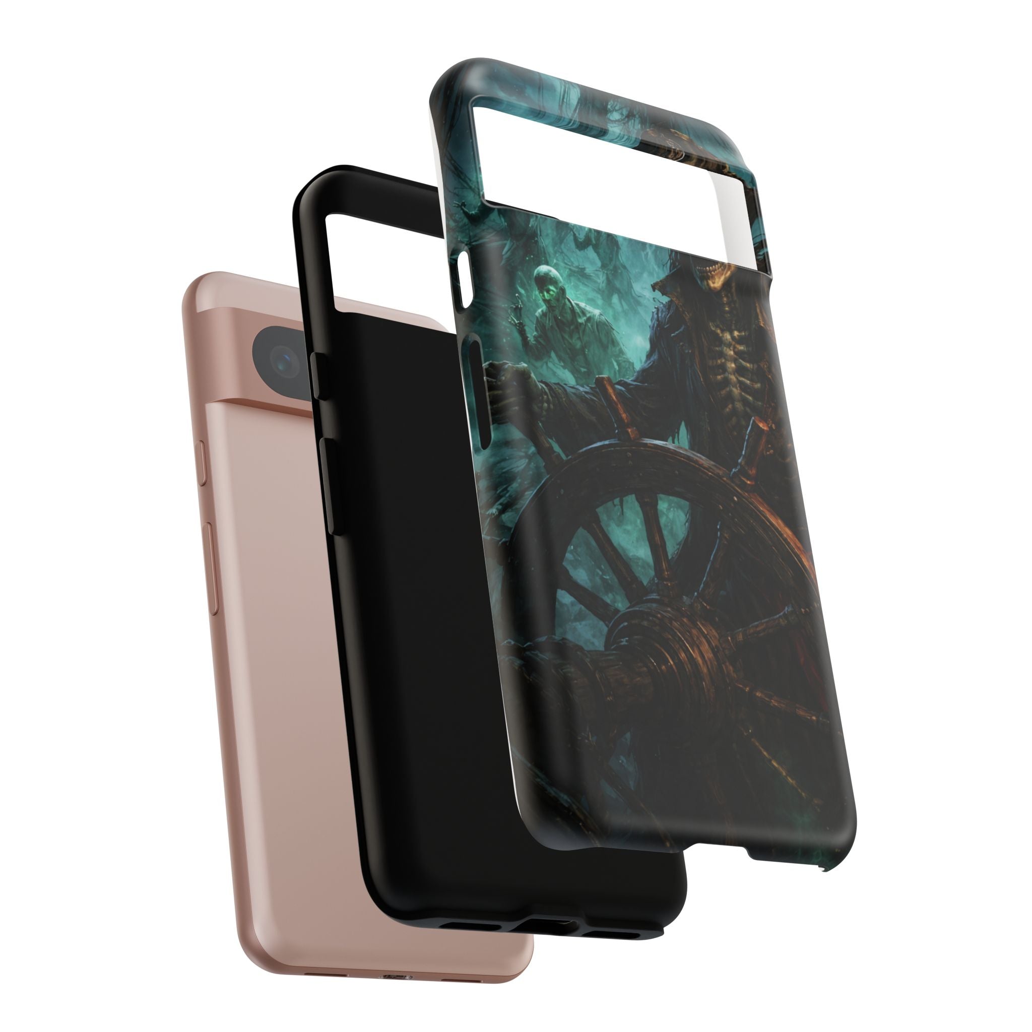 Pirate Skeleton Phone Case — Haunted Ship Captain iPhone Cover