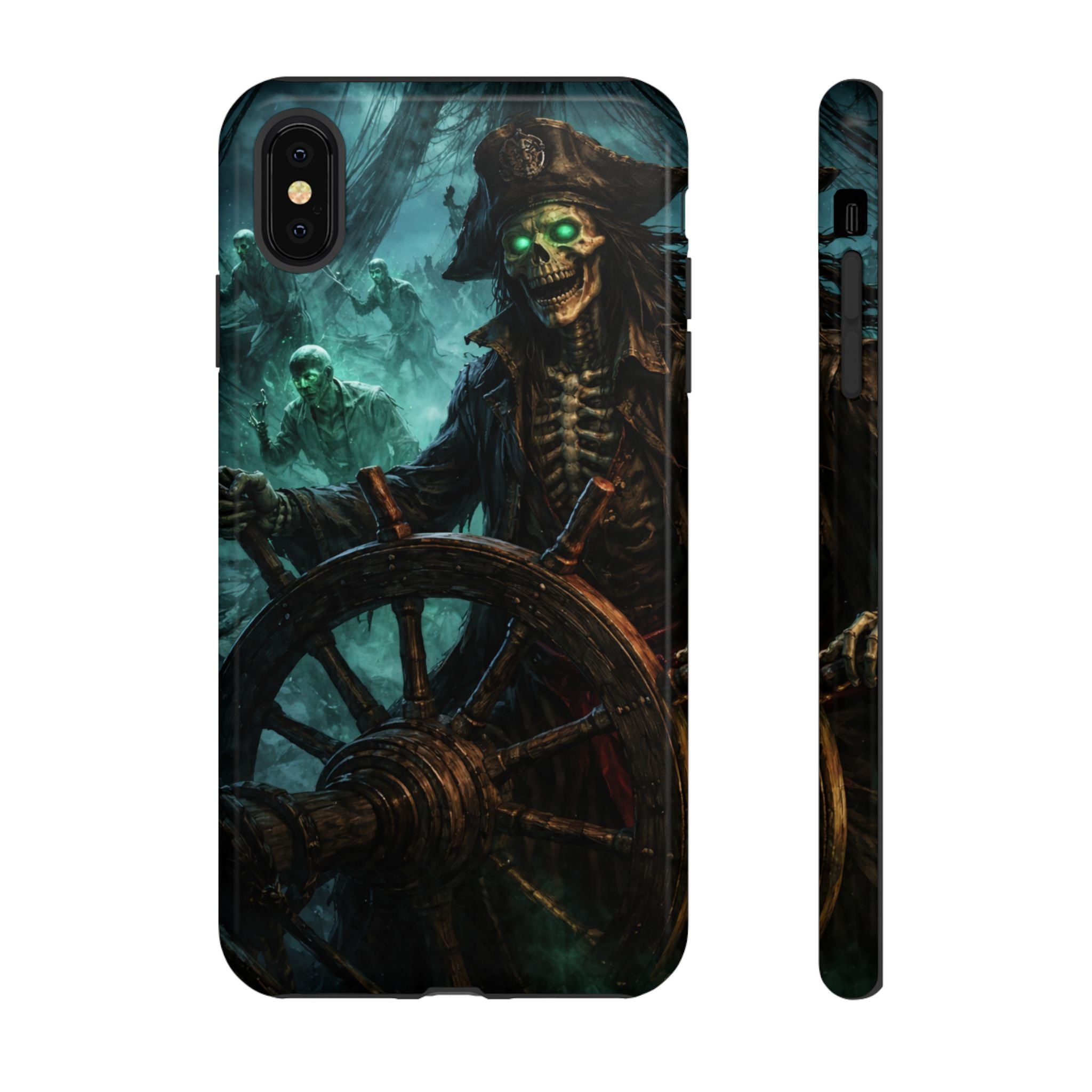 Pirate Skeleton Phone Case — Haunted Ship Captain iPhone Cover