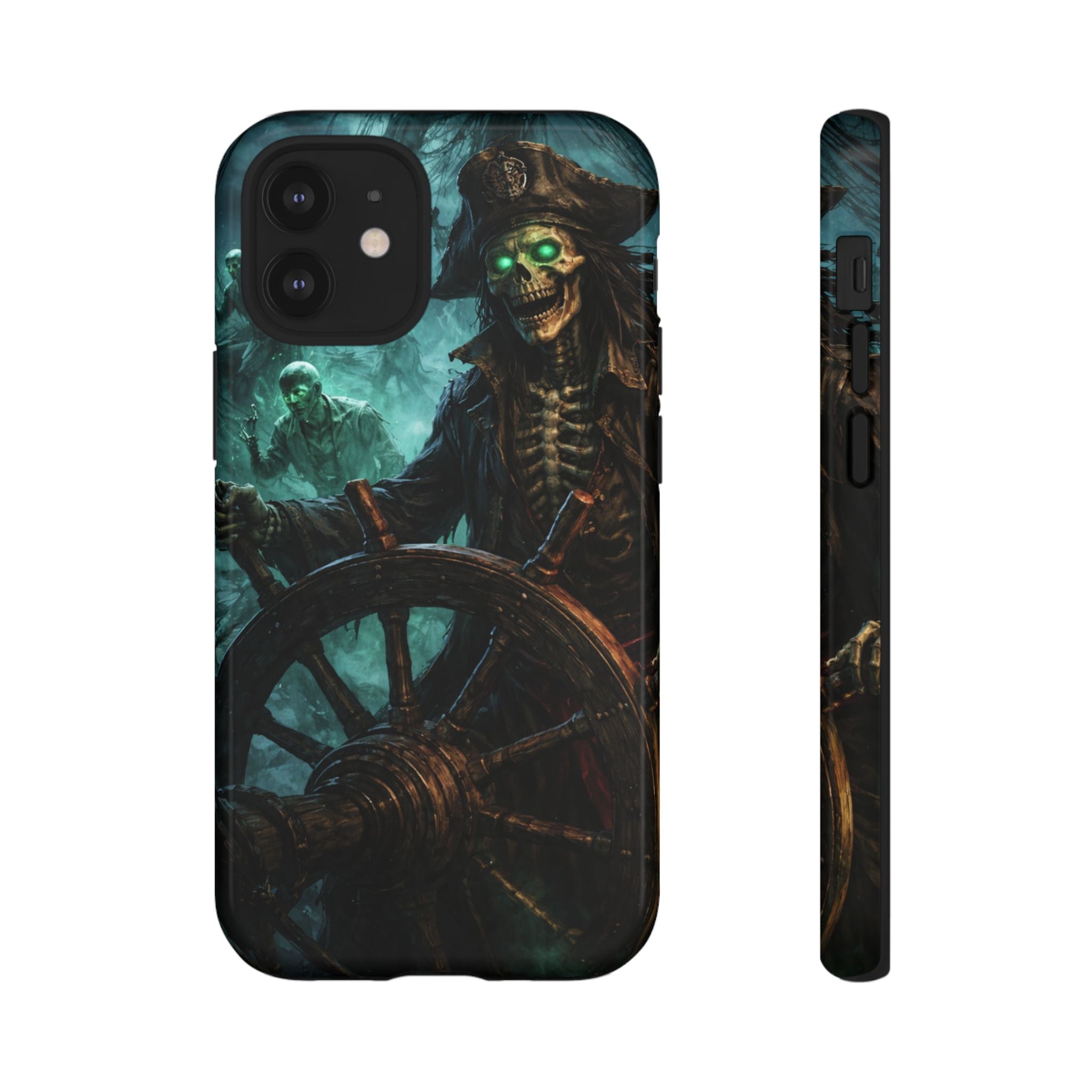 Pirate Skeleton Phone Case — Haunted Ship Captain iPhone Cover