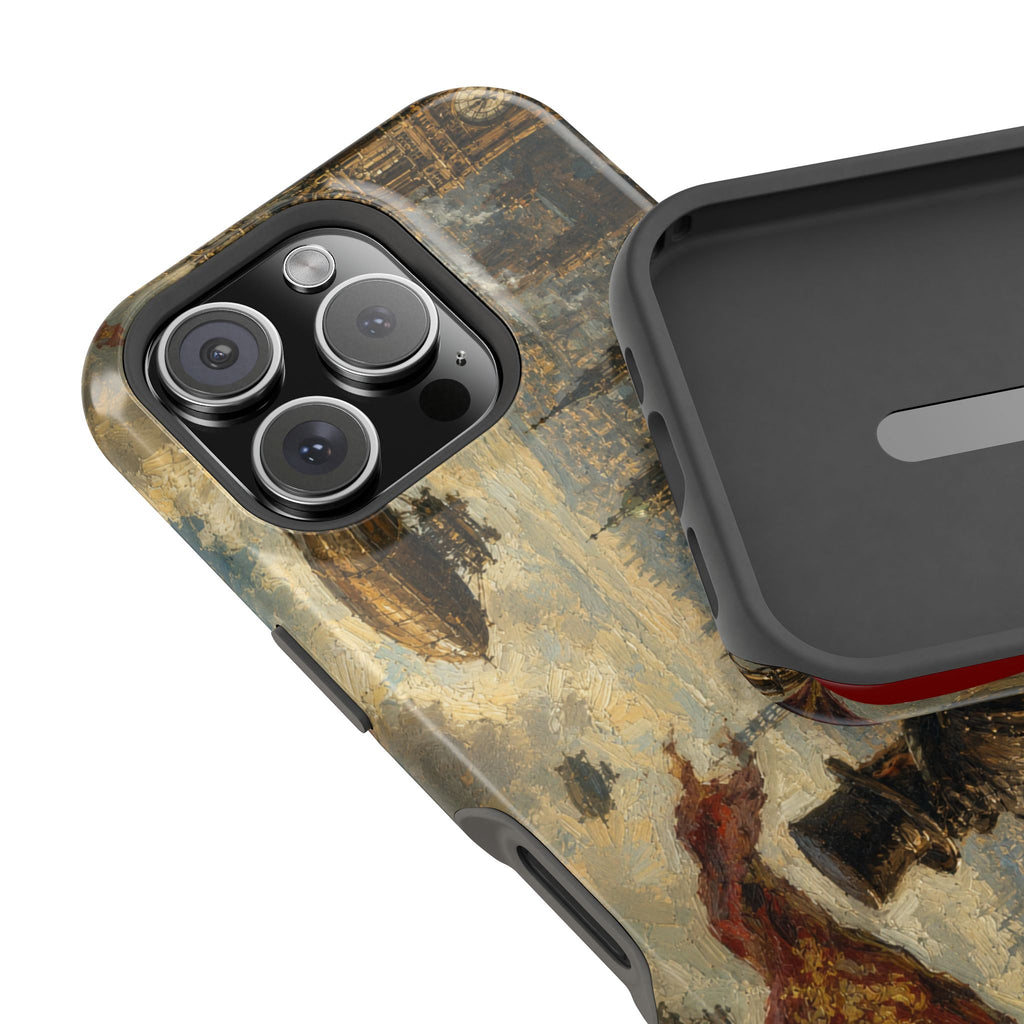 Steampunk Scene Magnetic Impact-Resistant Phone Case