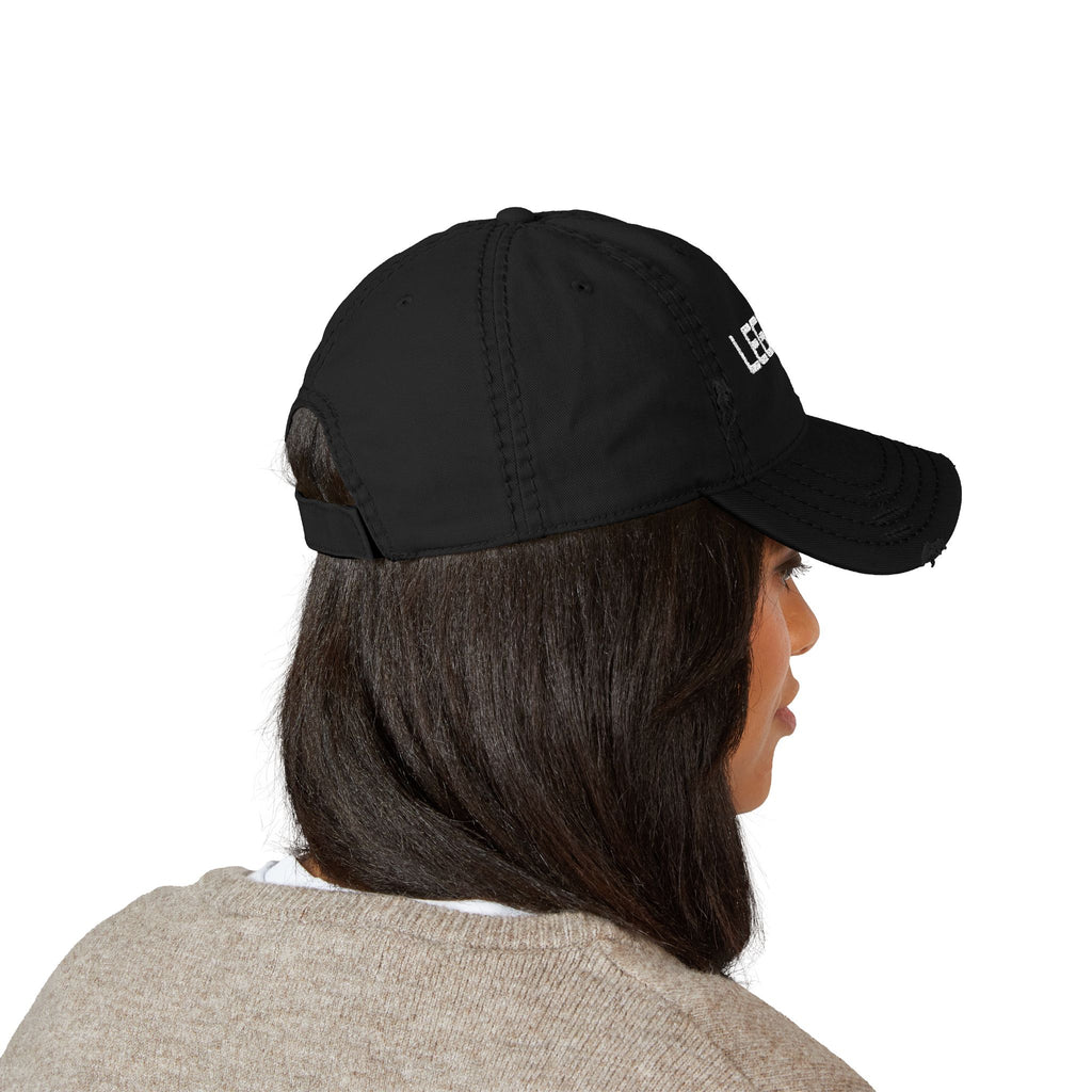 Legend - Embroidered Distressed Dad Hat (Embroidery)