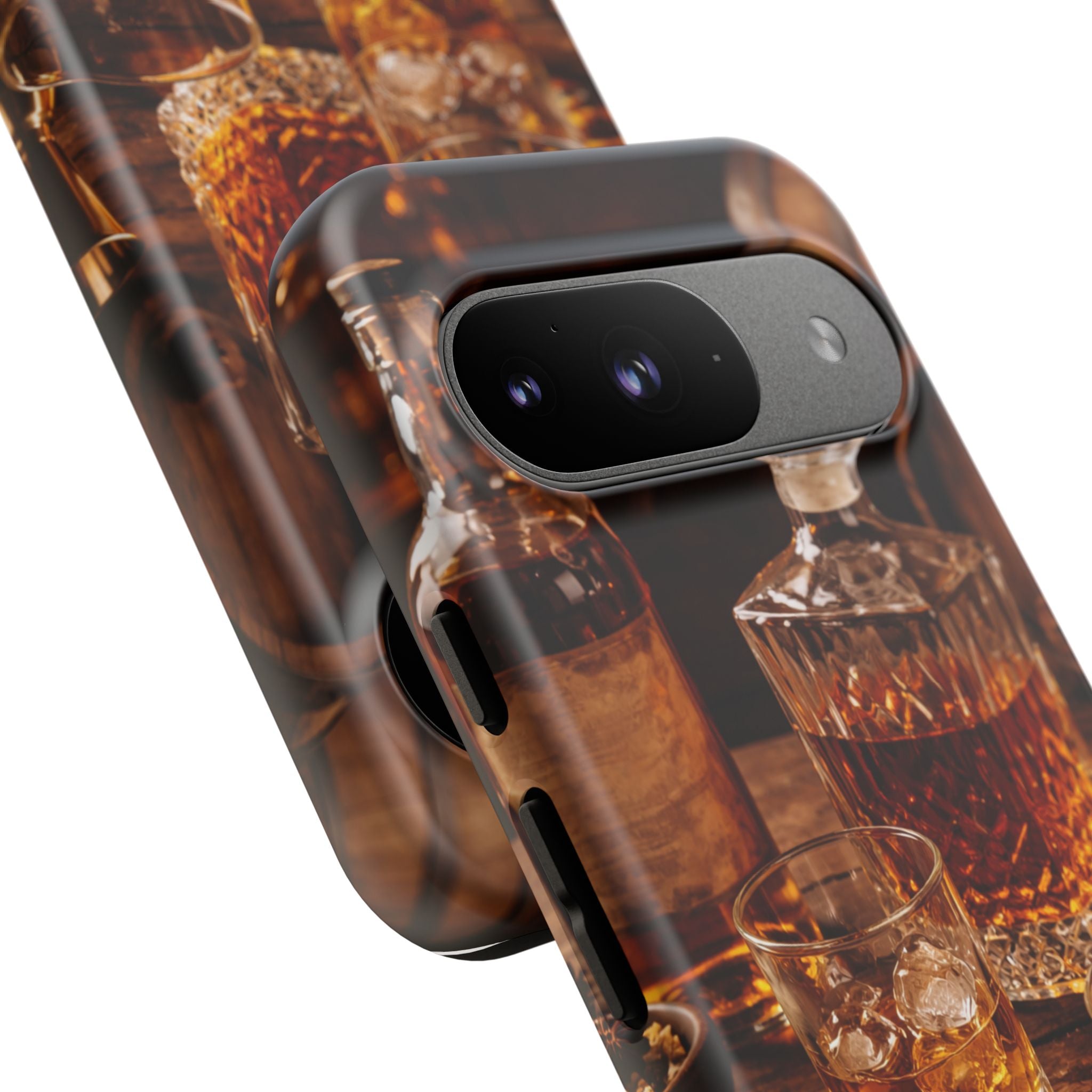 Whiskey Decanter Phone Case — Vintage Bar Spirits Protective Tough Case