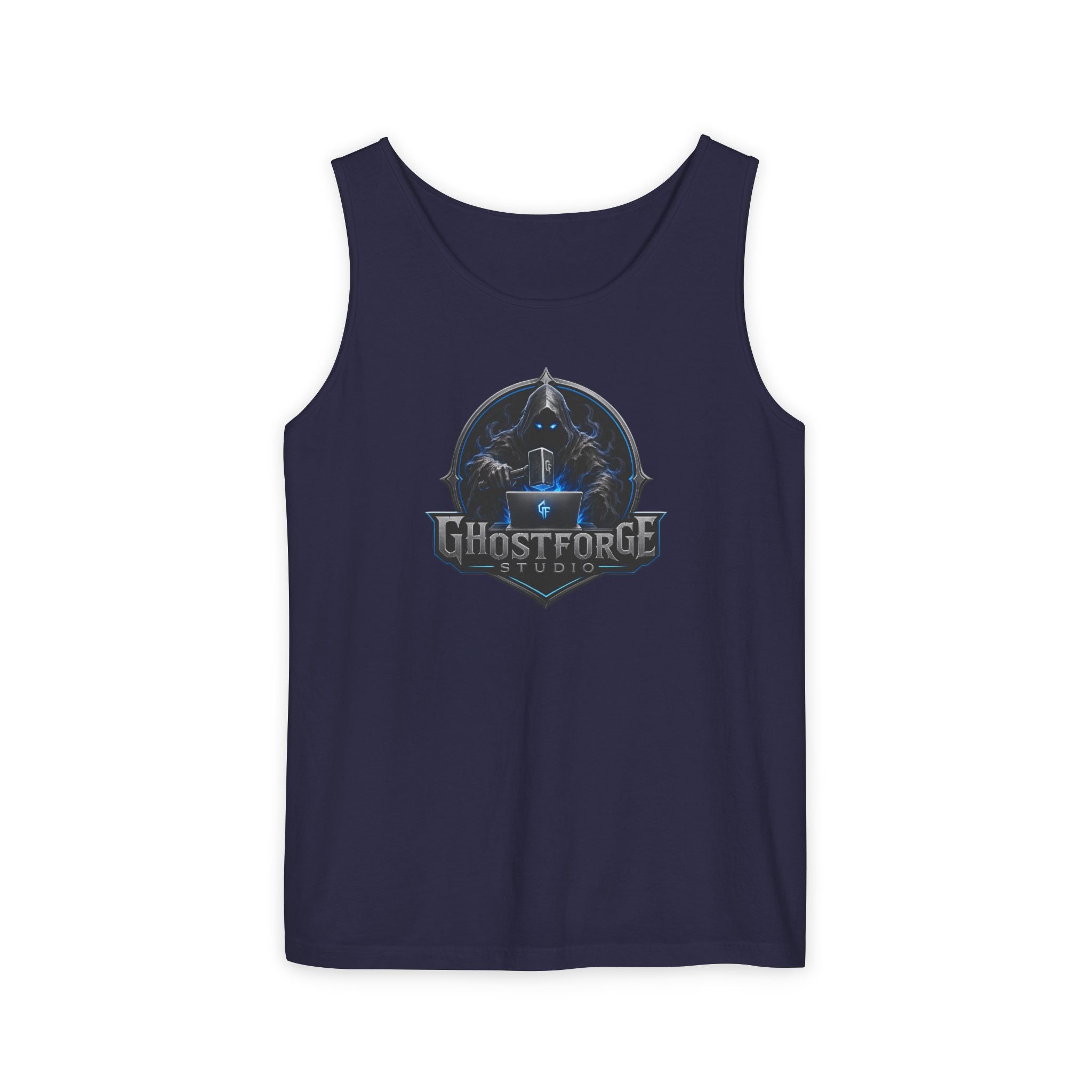 GhostForge Emblem Tank Top — Shop Logo Muscle Tee