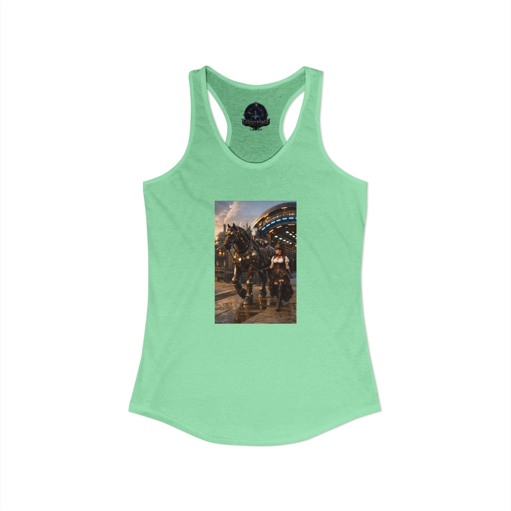Women's Steampunk Racerback Tank
