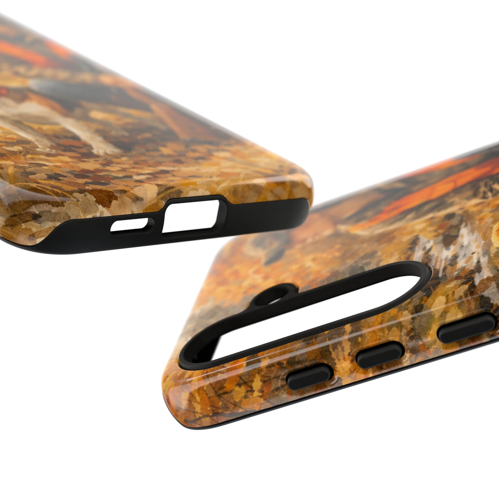 Hunter and Beagle Phone Case — Hunting Dog Autumn Camouflage iPhone Cover
