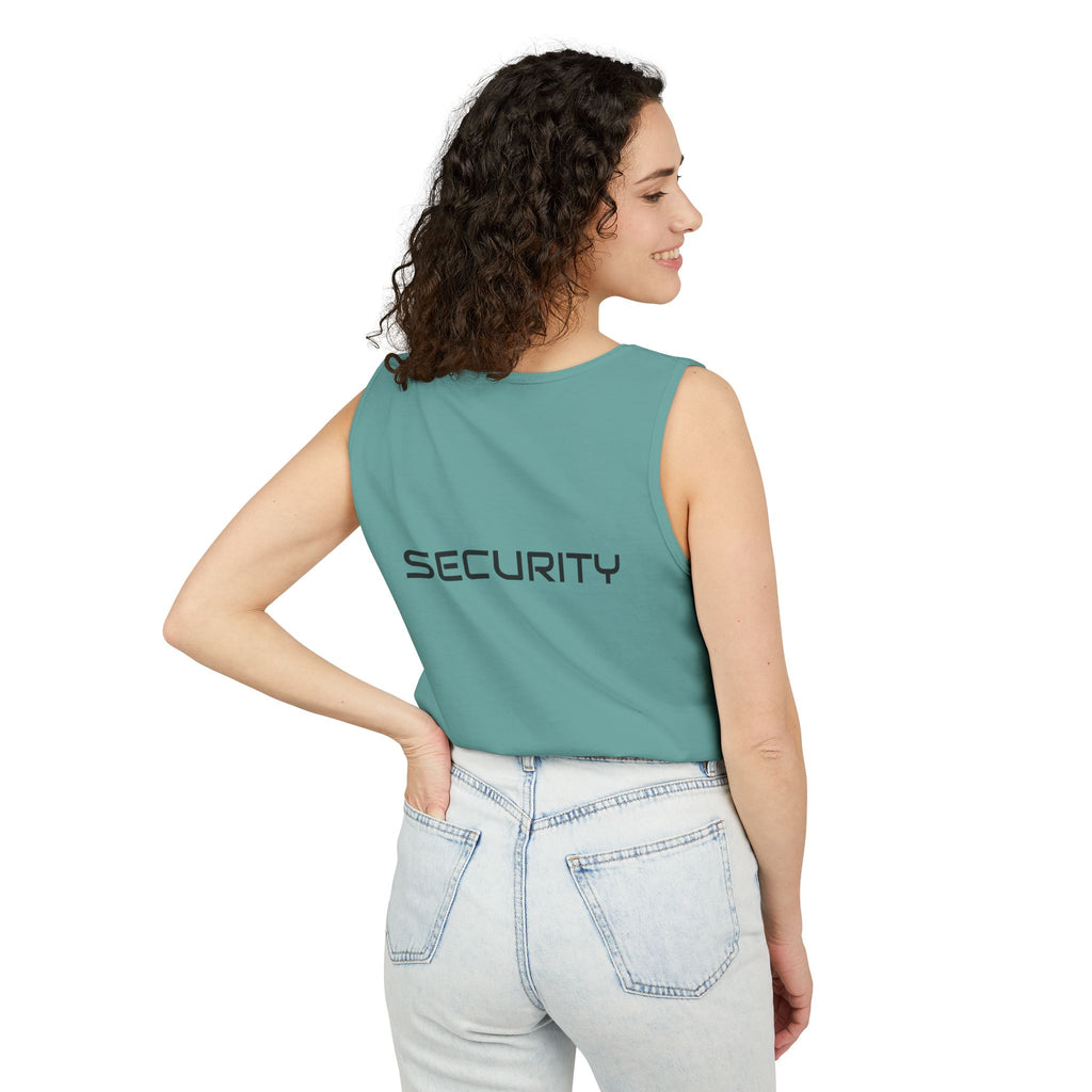 SECURITY Graphic Tank Top — Bold 'SECURITY' Streetwear Muscle Tee