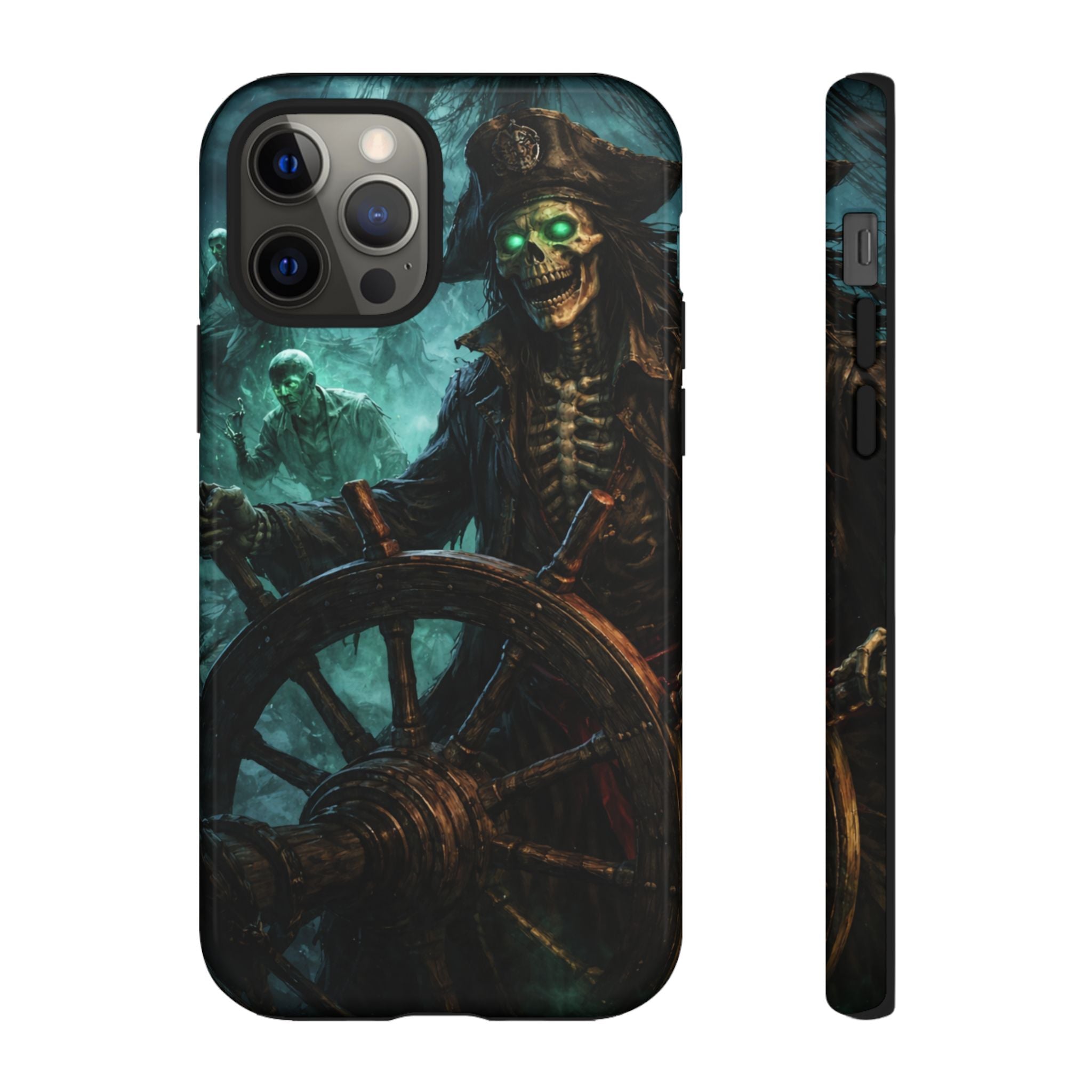 Pirate Skeleton Phone Case — Haunted Ship Captain iPhone Cover