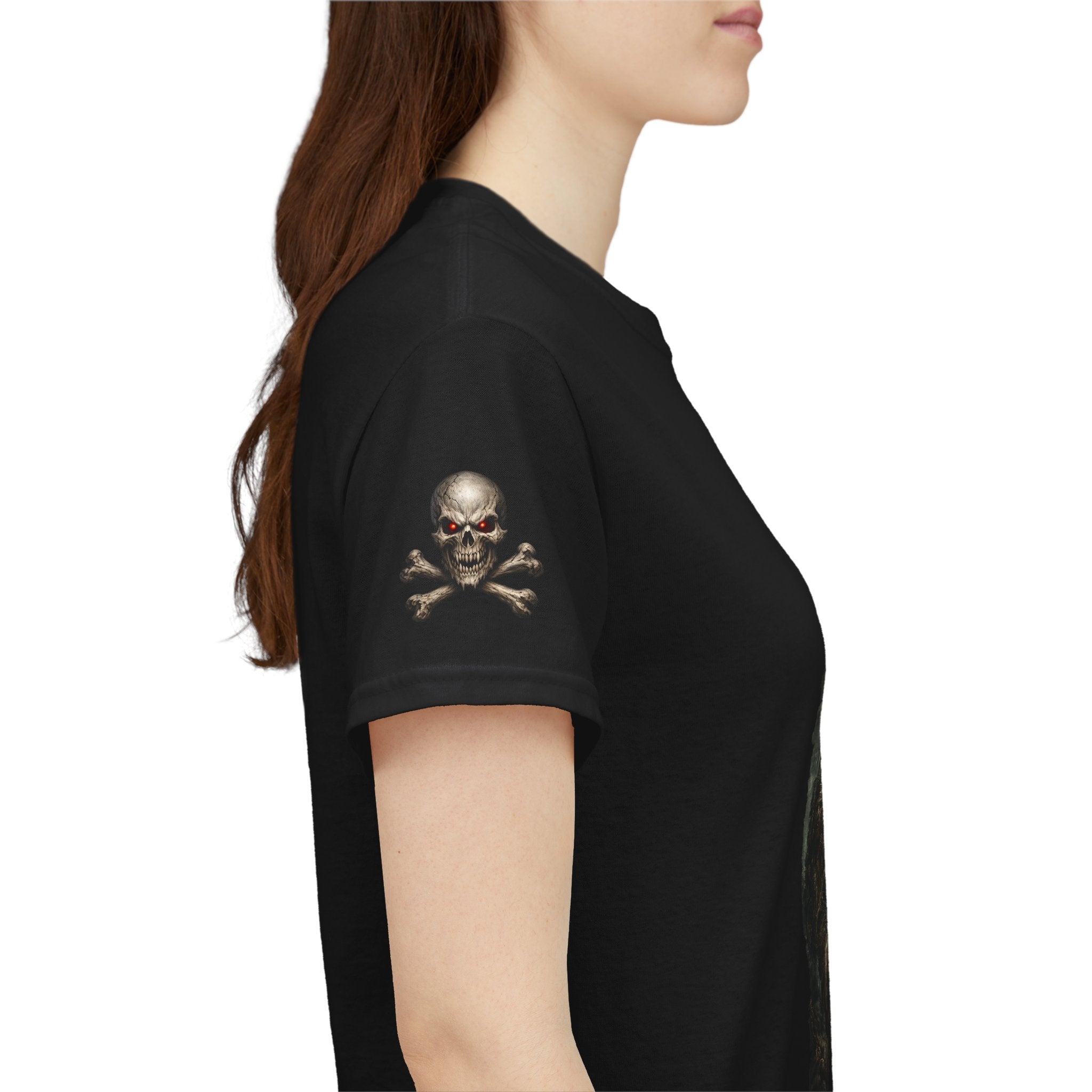 Premium Dark Pirate Mutineer T-Shirt — Dark Skull & Nautical Gothic Graphic Tee