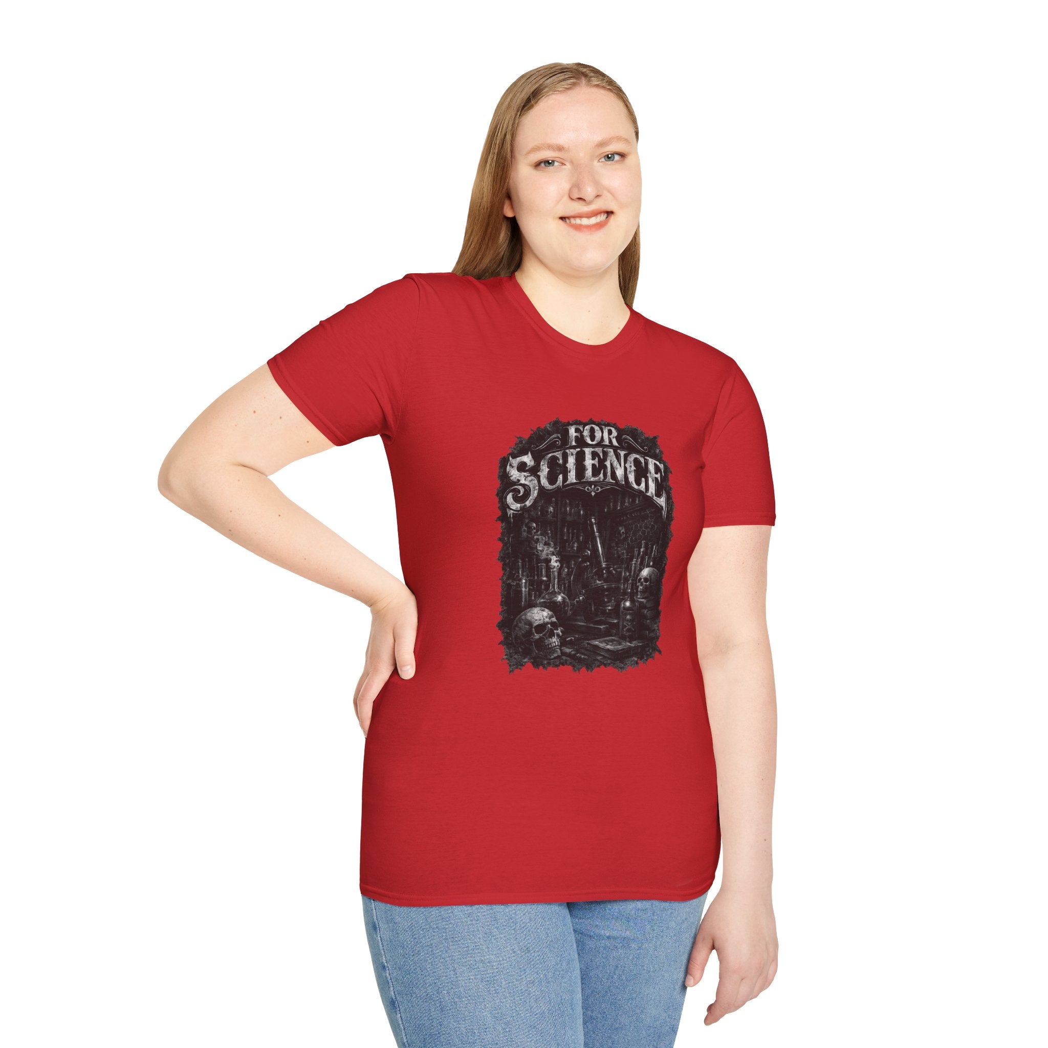 For Science T-Shirt — Dark Vintage Science Graphic Tee