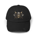 Viking Skull Axe Distressed Cap