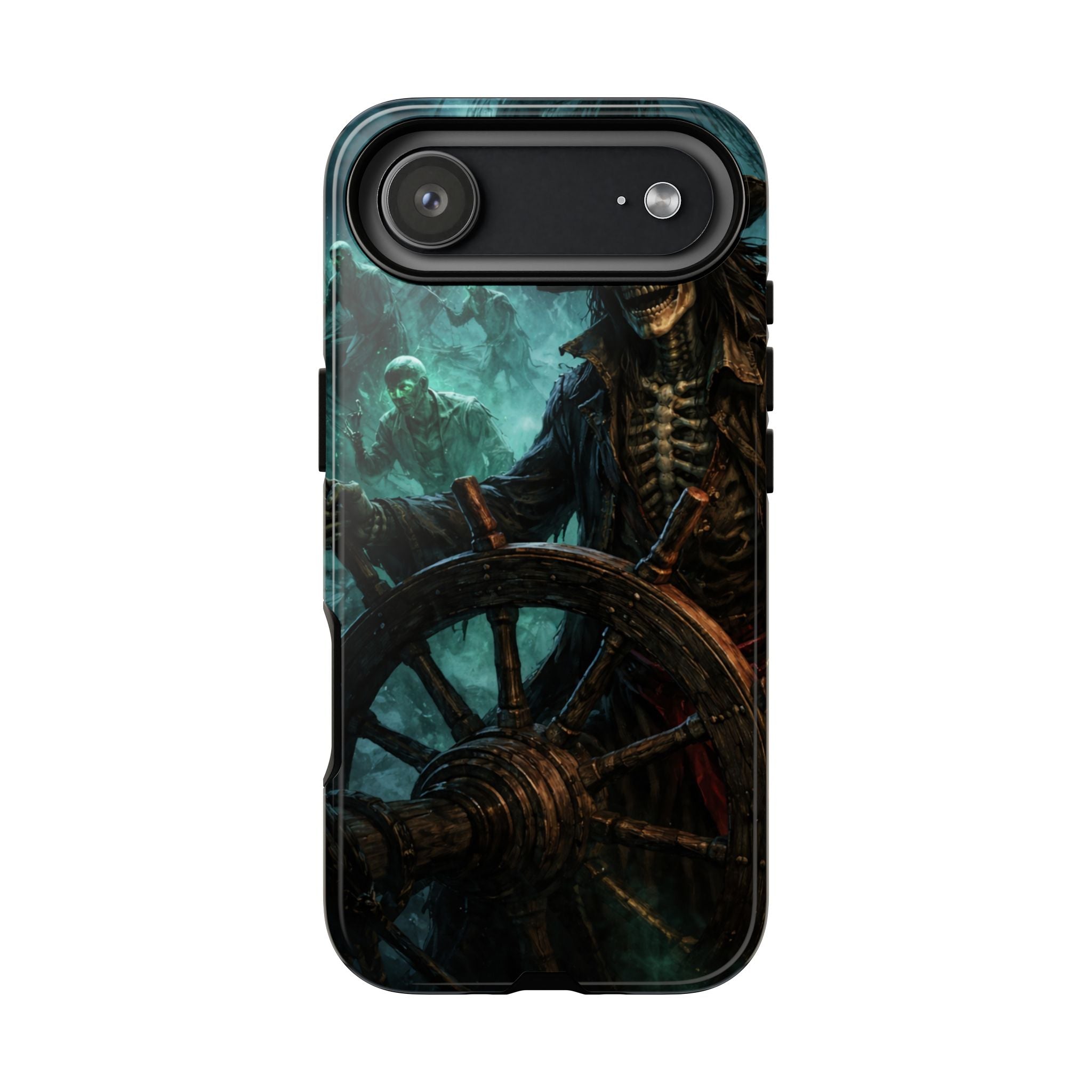 Pirate Skeleton Phone Case — Haunted Ship Captain iPhone Cover