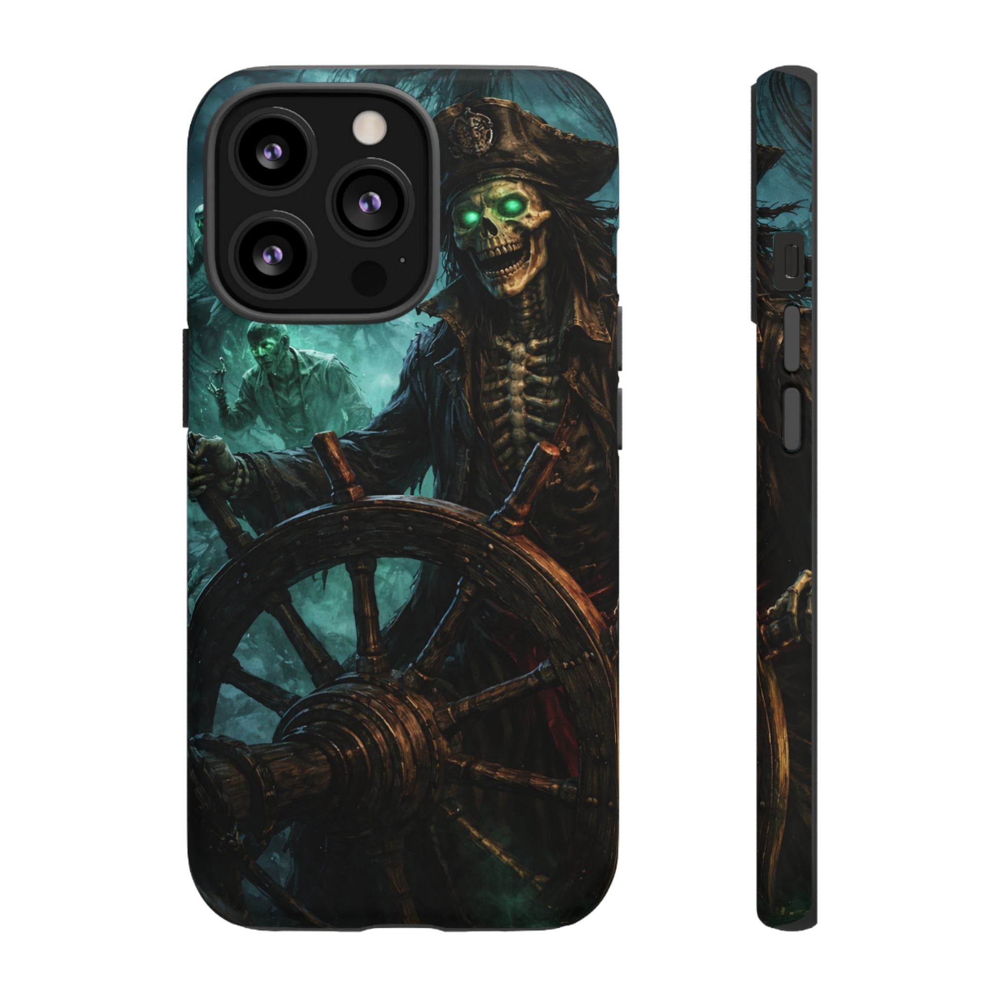 Pirate Skeleton Phone Case — Haunted Ship Captain iPhone Cover