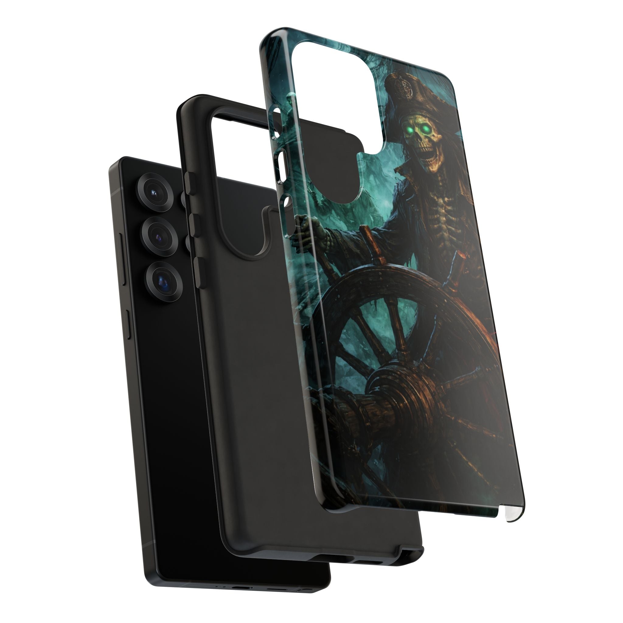 Pirate Skeleton Phone Case — Haunted Ship Captain iPhone Cover