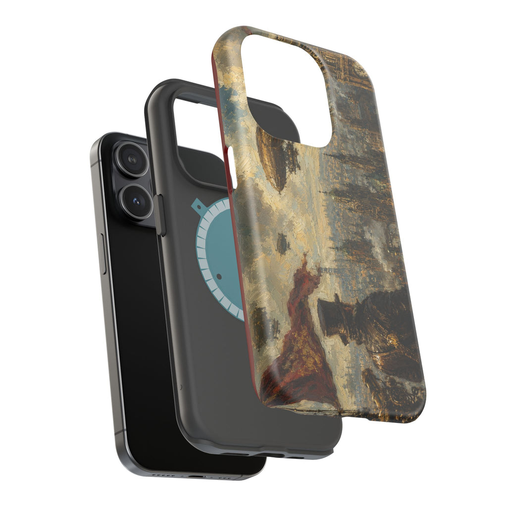 Steampunk Scene Magnetic Impact-Resistant Phone Case