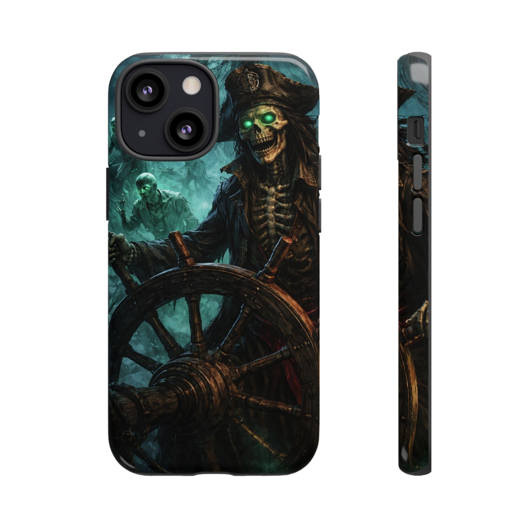 Pirate Skeleton Phone Case — Haunted Ship Captain iPhone Cover
