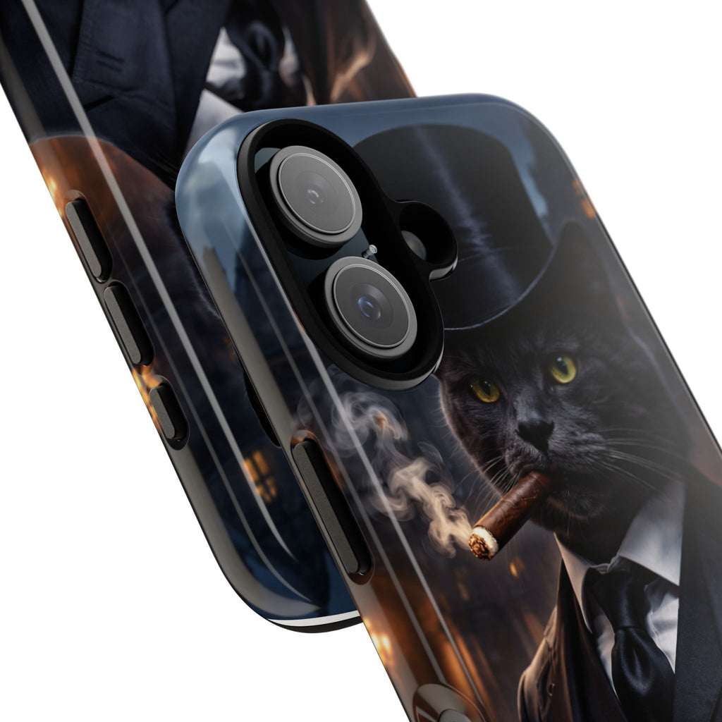Phone Case — Strange Cat From a Strange Man (Vintage Gentleman Design)