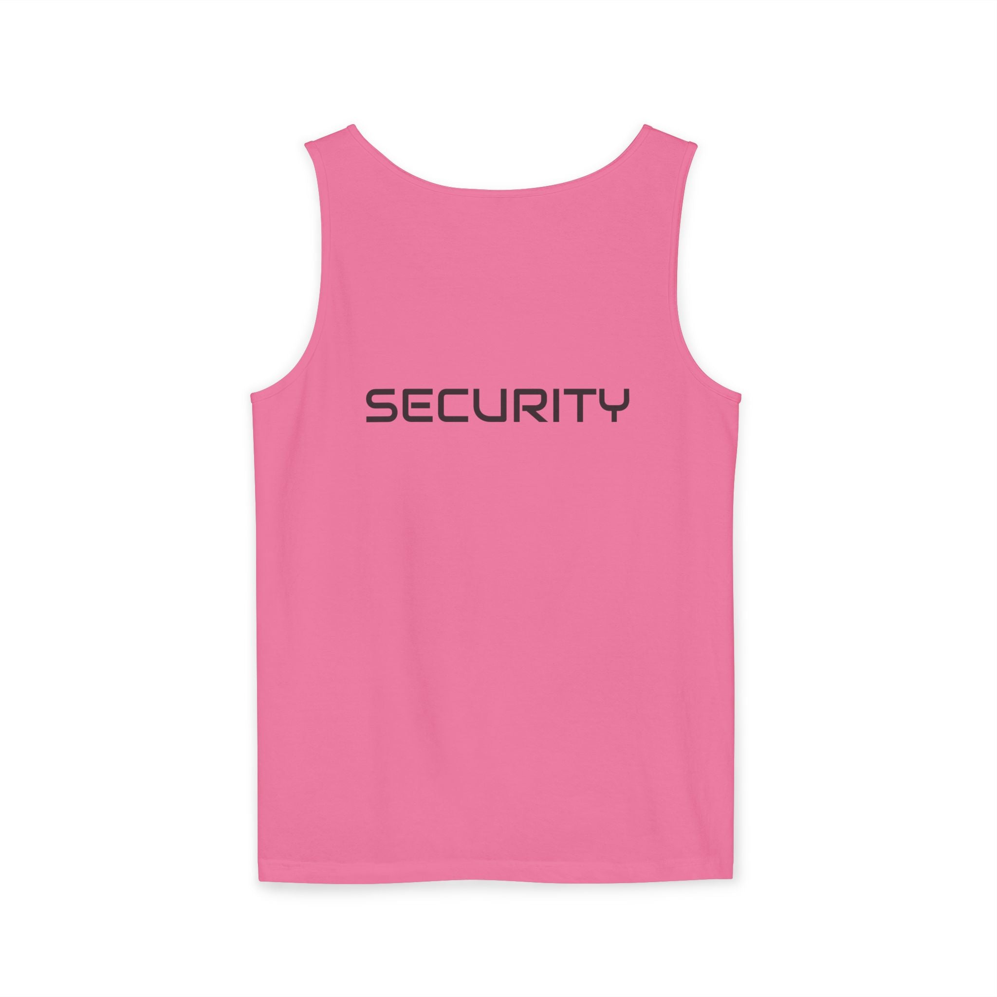 SECURITY Graphic Tank Top — Bold 'SECURITY' Streetwear Muscle Tee