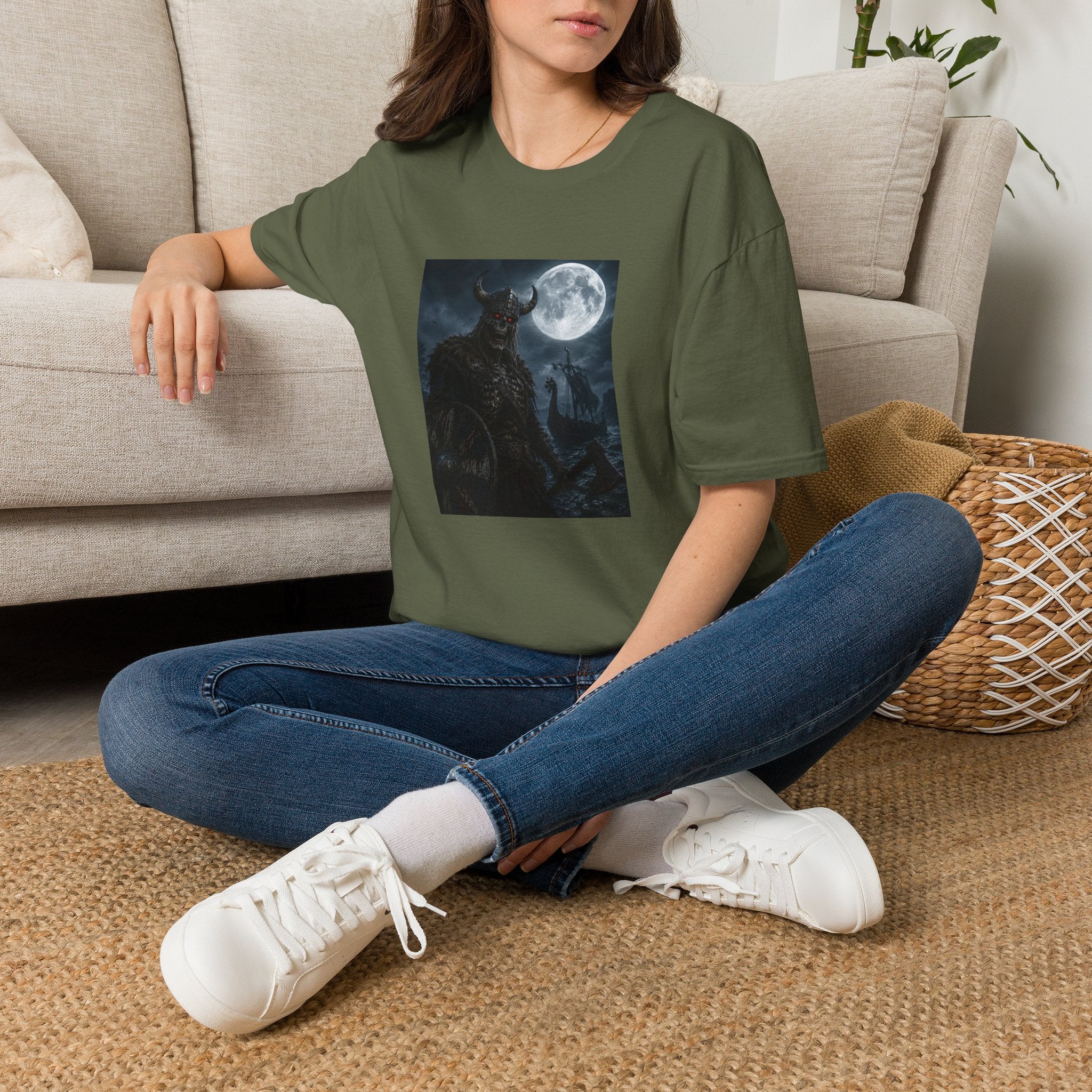 Viking Lord Tee — Moonlit Un-Dead Warrior Graphic T-Shirt
