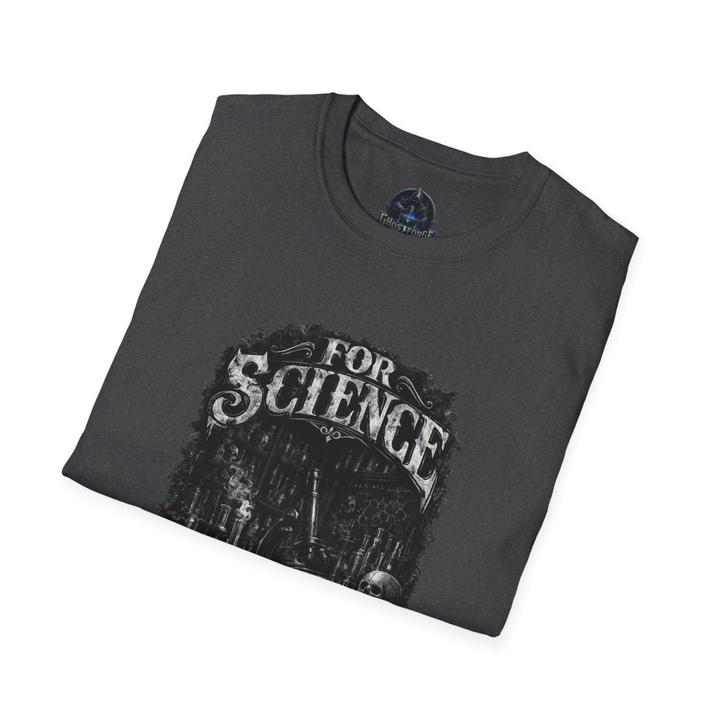For Science T-Shirt — Dark Vintage Science Graphic Tee
