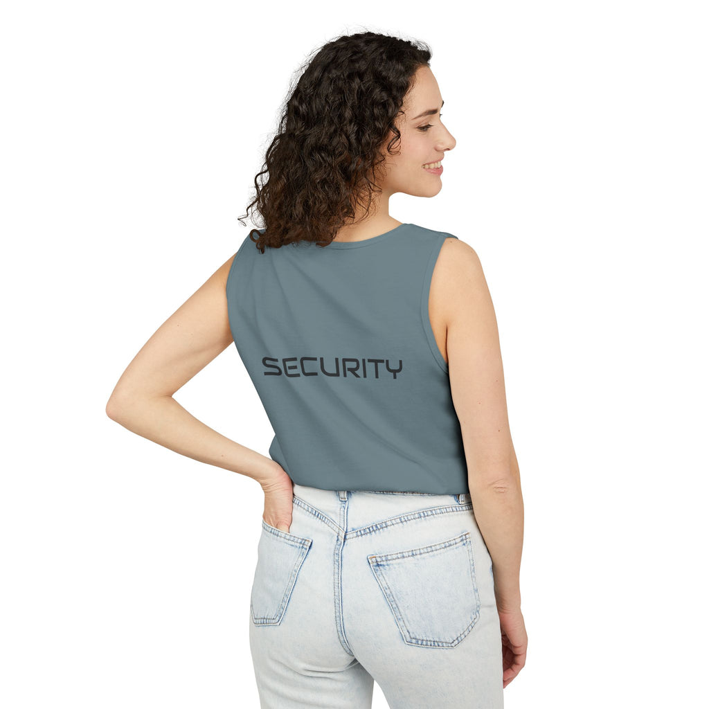 SECURITY Graphic Tank Top — Bold 'SECURITY' Streetwear Muscle Tee