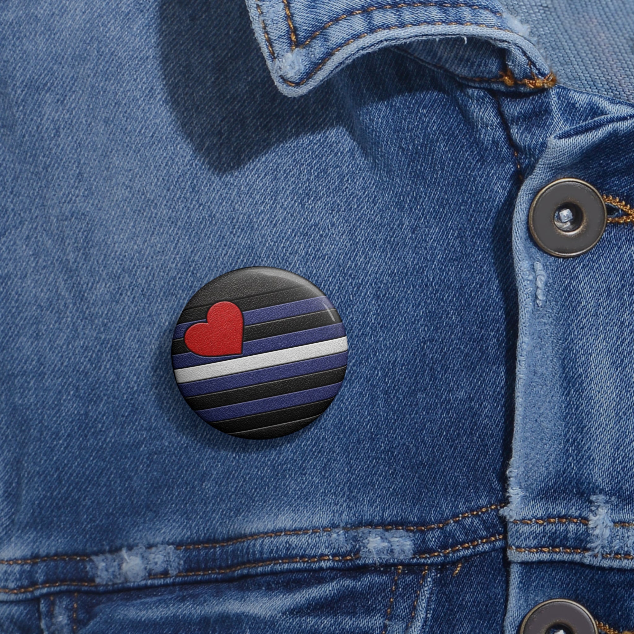 Leather Pride Pin Button — LeatherPPL Unite
