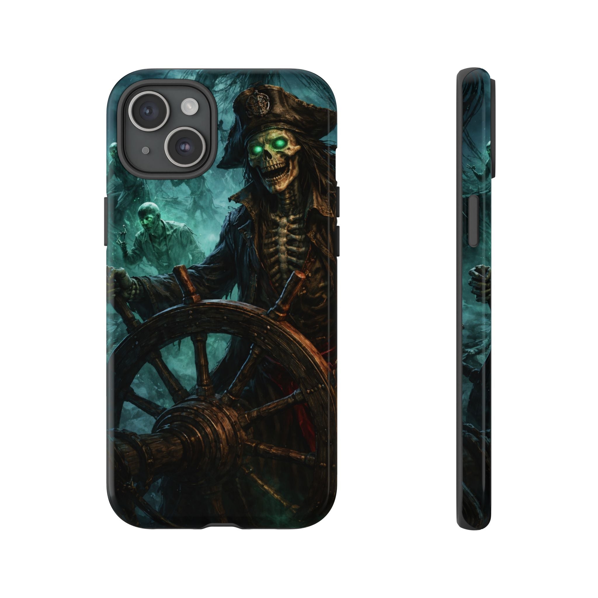 Pirate Skeleton Phone Case — Haunted Ship Captain iPhone Cover