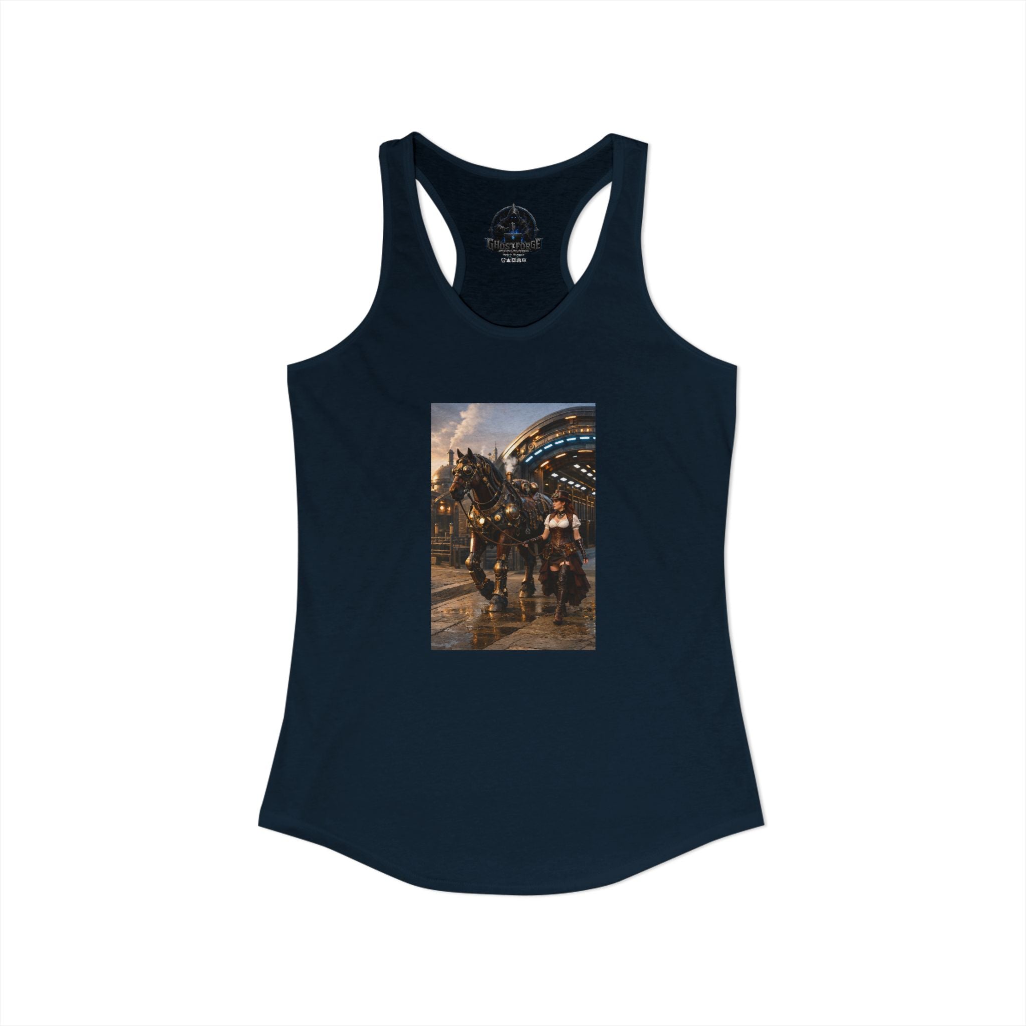 Women's Steampunk Racerback Tank