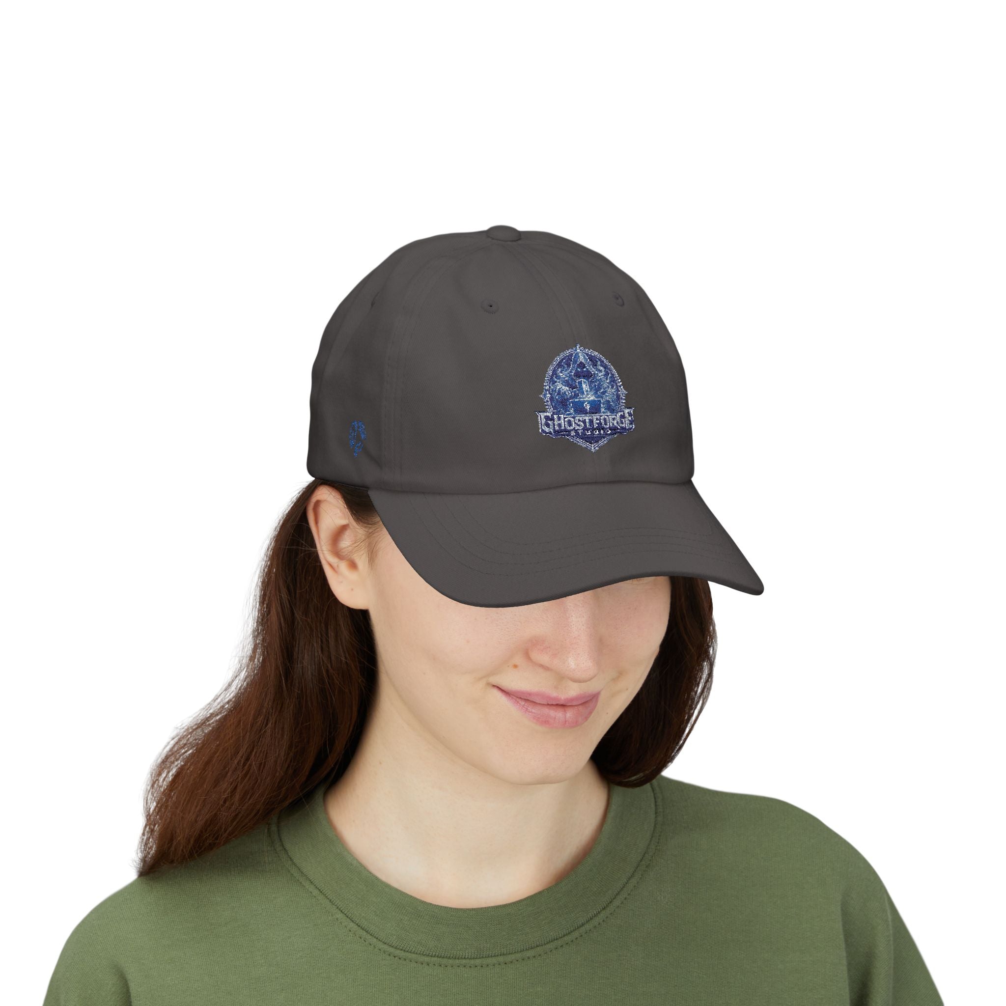 Ghostforge Studio Classic Dad Cap – Embroidered Electric Logo Baseball Hat