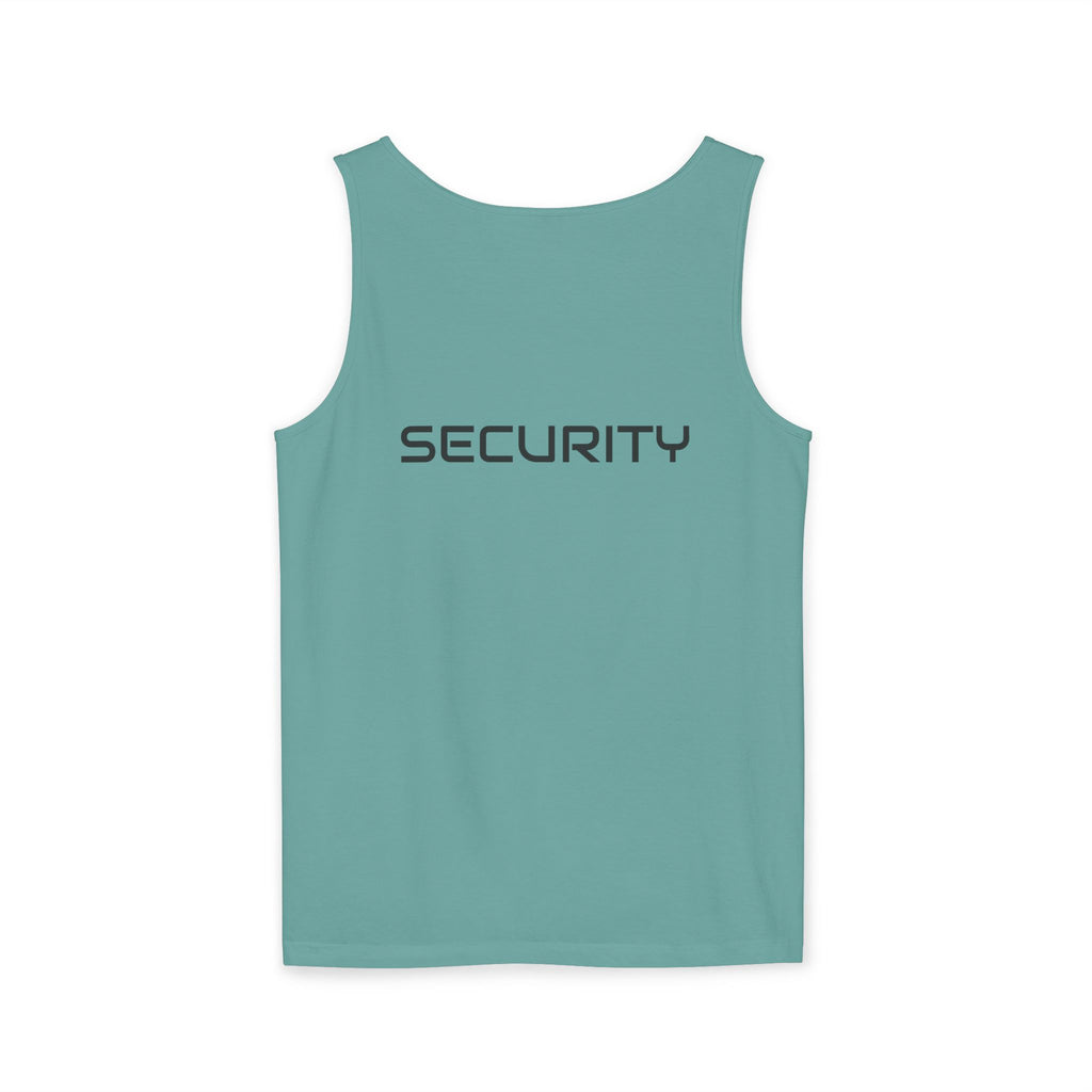 SECURITY Graphic Tank Top — Bold 'SECURITY' Streetwear Muscle Tee