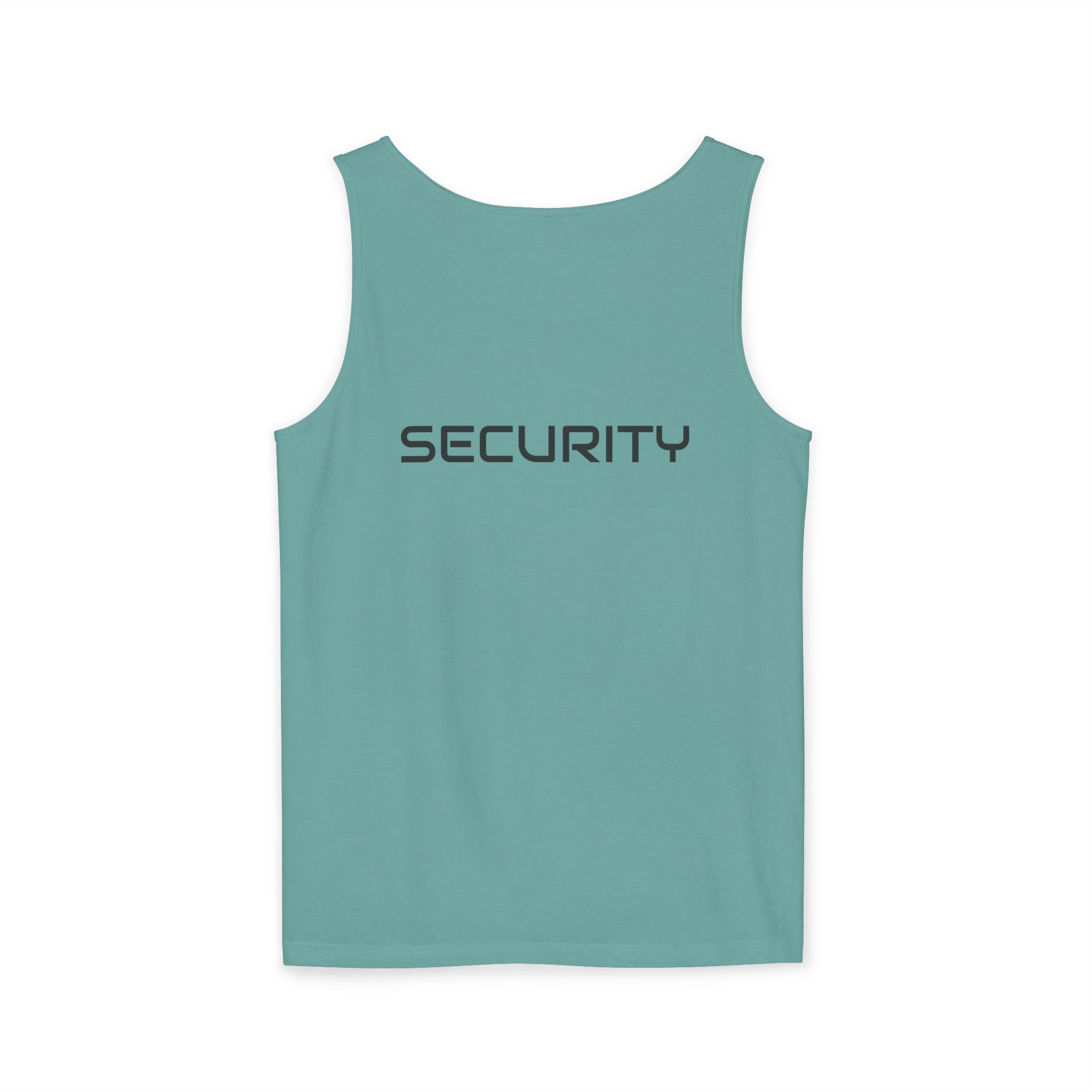 SECURITY Graphic Tank Top — Bold 'SECURITY' Streetwear Muscle Tee